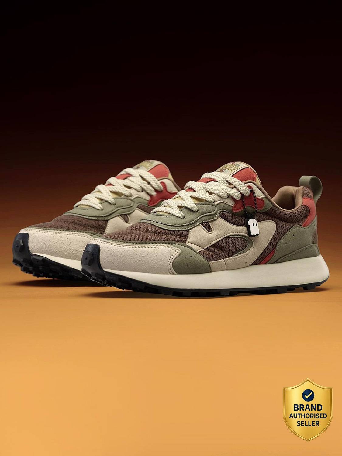 The Souled Store Men's Brown Sneakers - Image 1