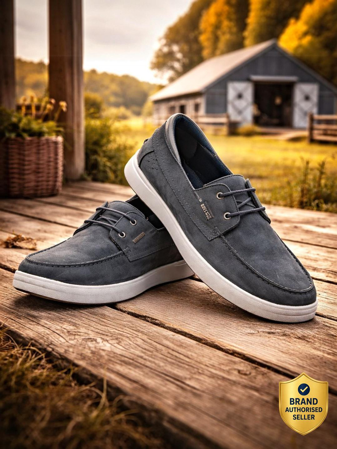 Image of WOODLAND Lace Up Lightweight Breathable Comfortable Daily Use Casuals For Men