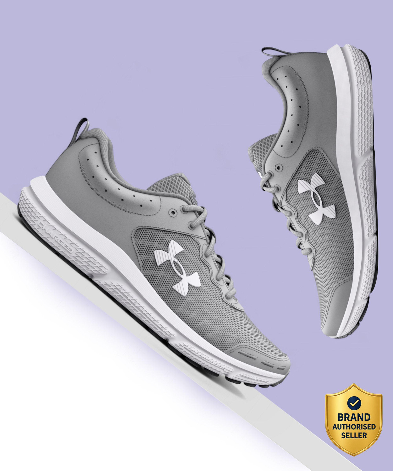 Image of UNDER ARMOUR Charged Assert 10 Running Shoes For Men