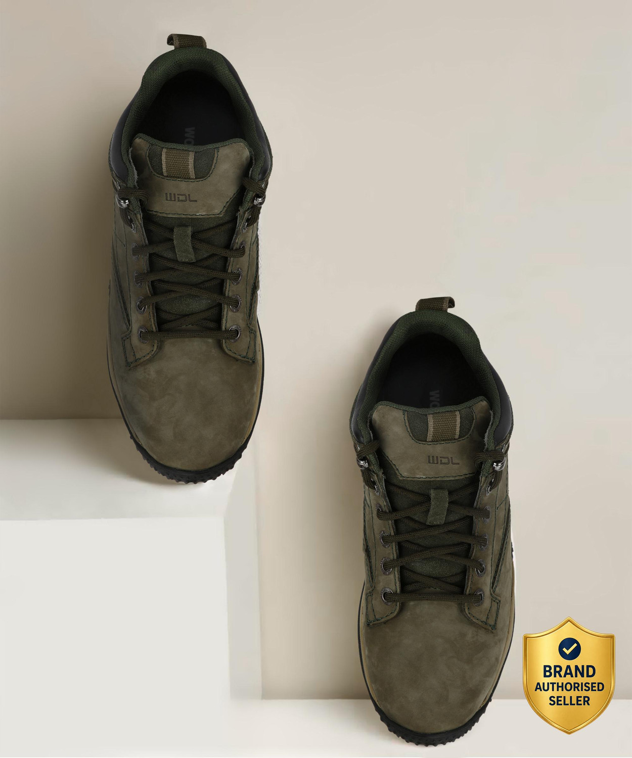 Image of WOODLAND Lace Up Lightweight Breathable Comfortable Daily Use Casuals For Men