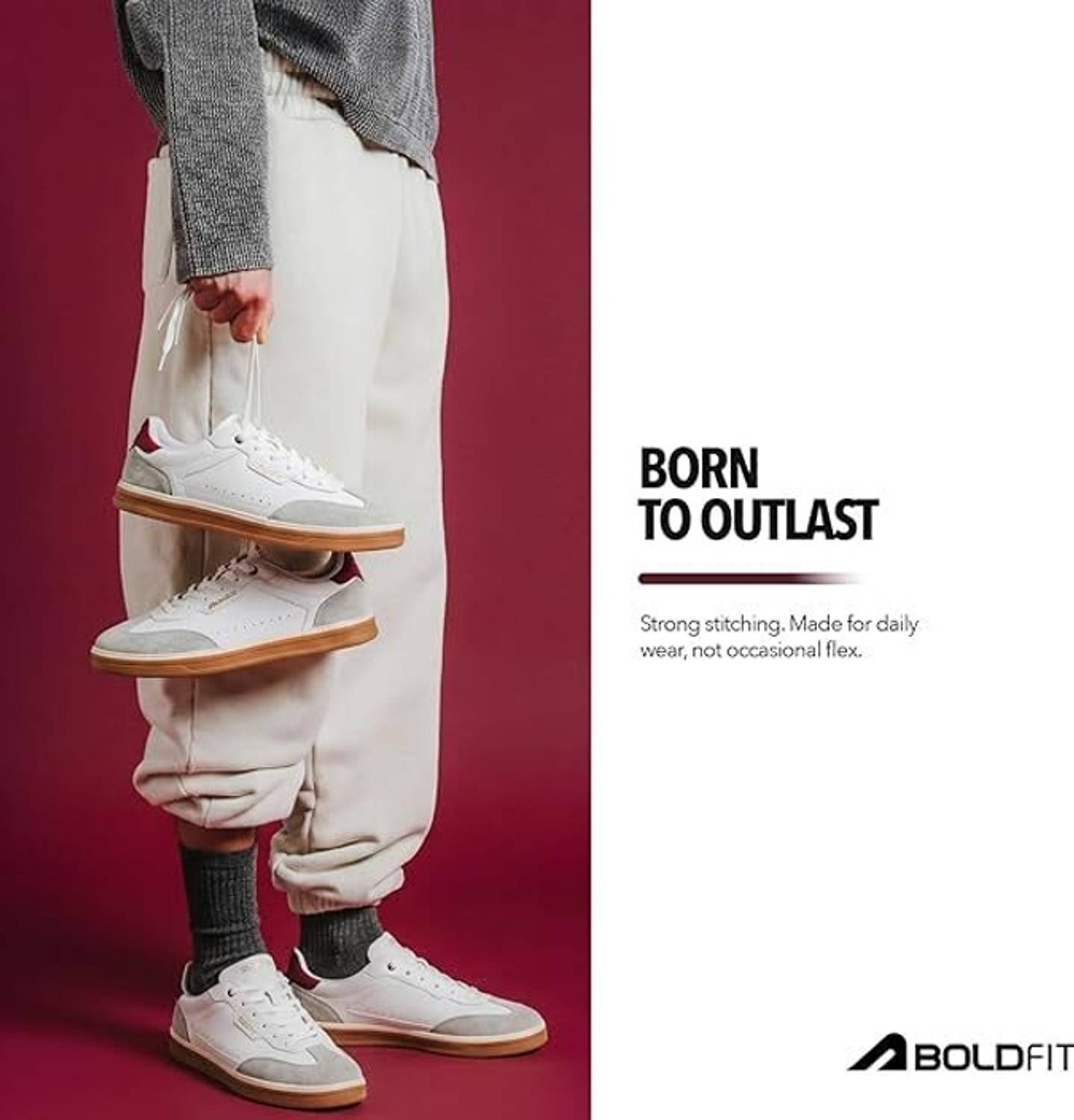 BOLDFIT Men Klunys Sneakers - Image 2