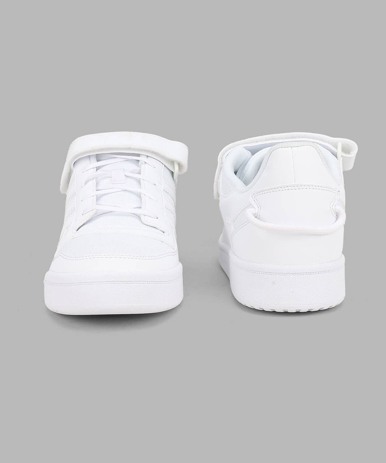 Adidas Heather Low White Sneakers For Men - Image 5