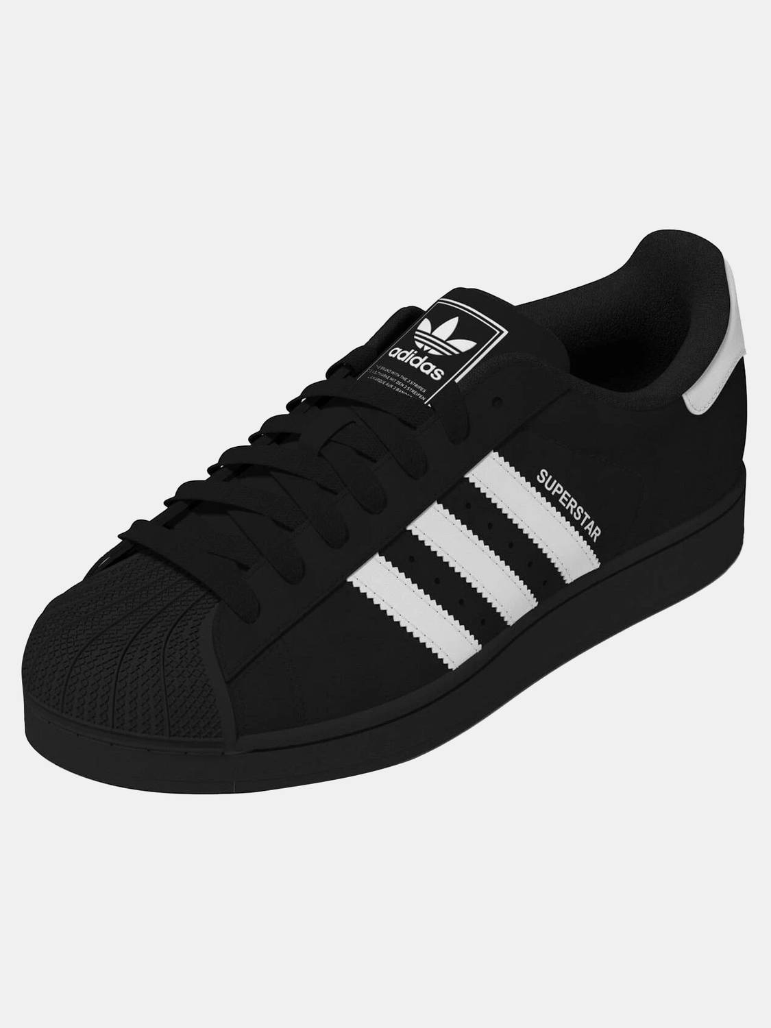 Adidas Originals Superstar II Black Unisex Sneakers - Image 2