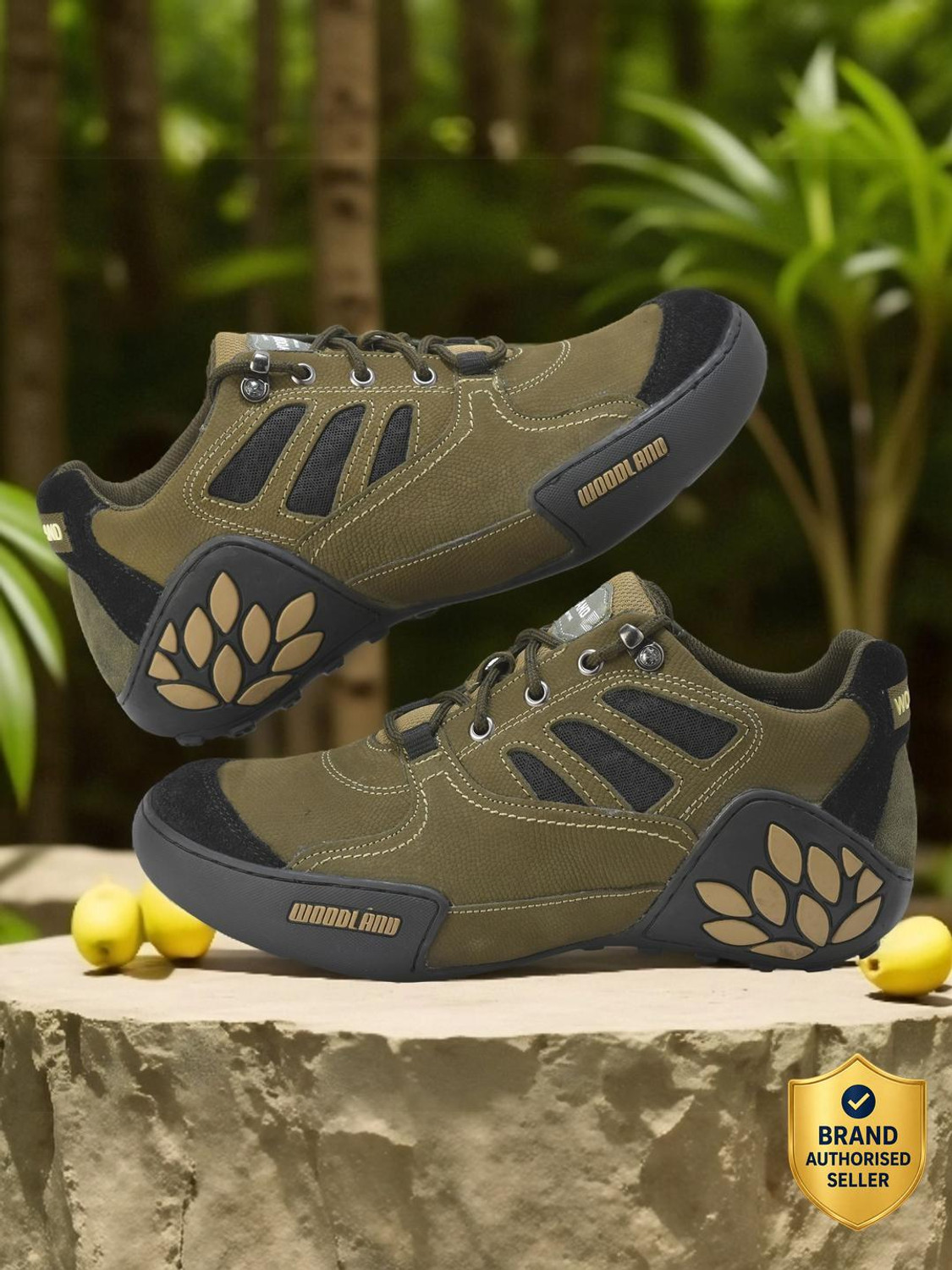 Image of WOODLAND Lace Up Lightweight Breathable Comfortable Daily Use Casuals For Men