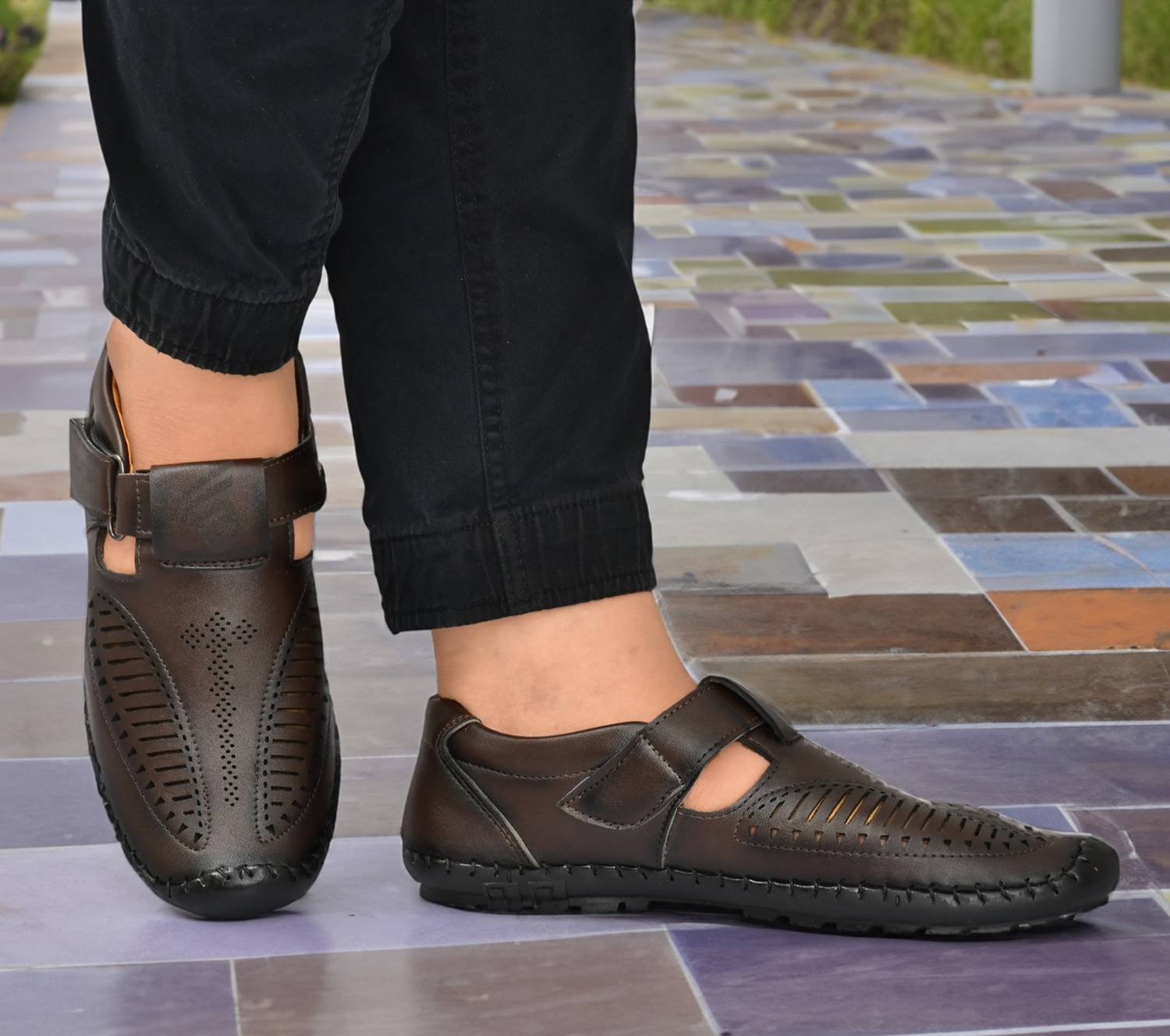 Bucik BCK8020 Casual Shoes | Soft Cushion Comfort | Velcro | Daily Office Wear For Men