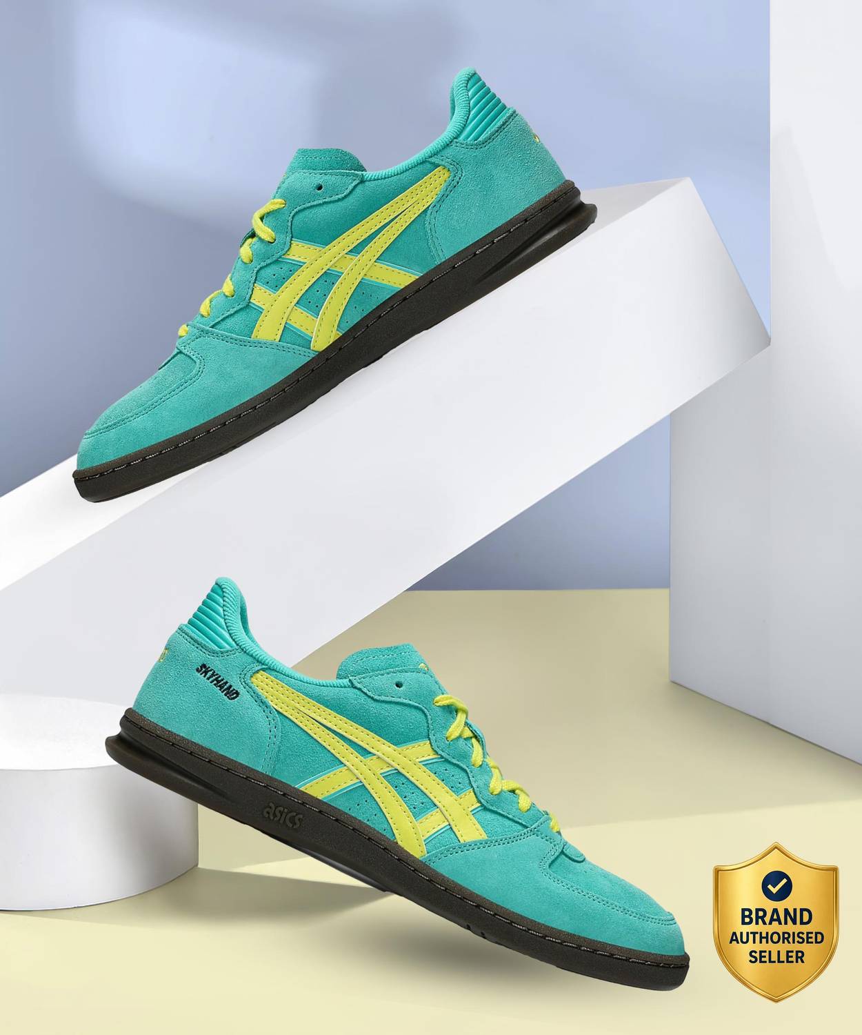 Asics SKYHAND OG Green Sneakers For Men