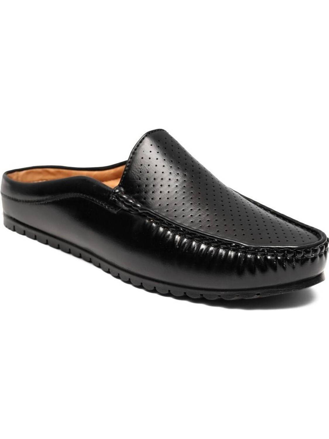 Aramish Back Open Half Loafers For Men