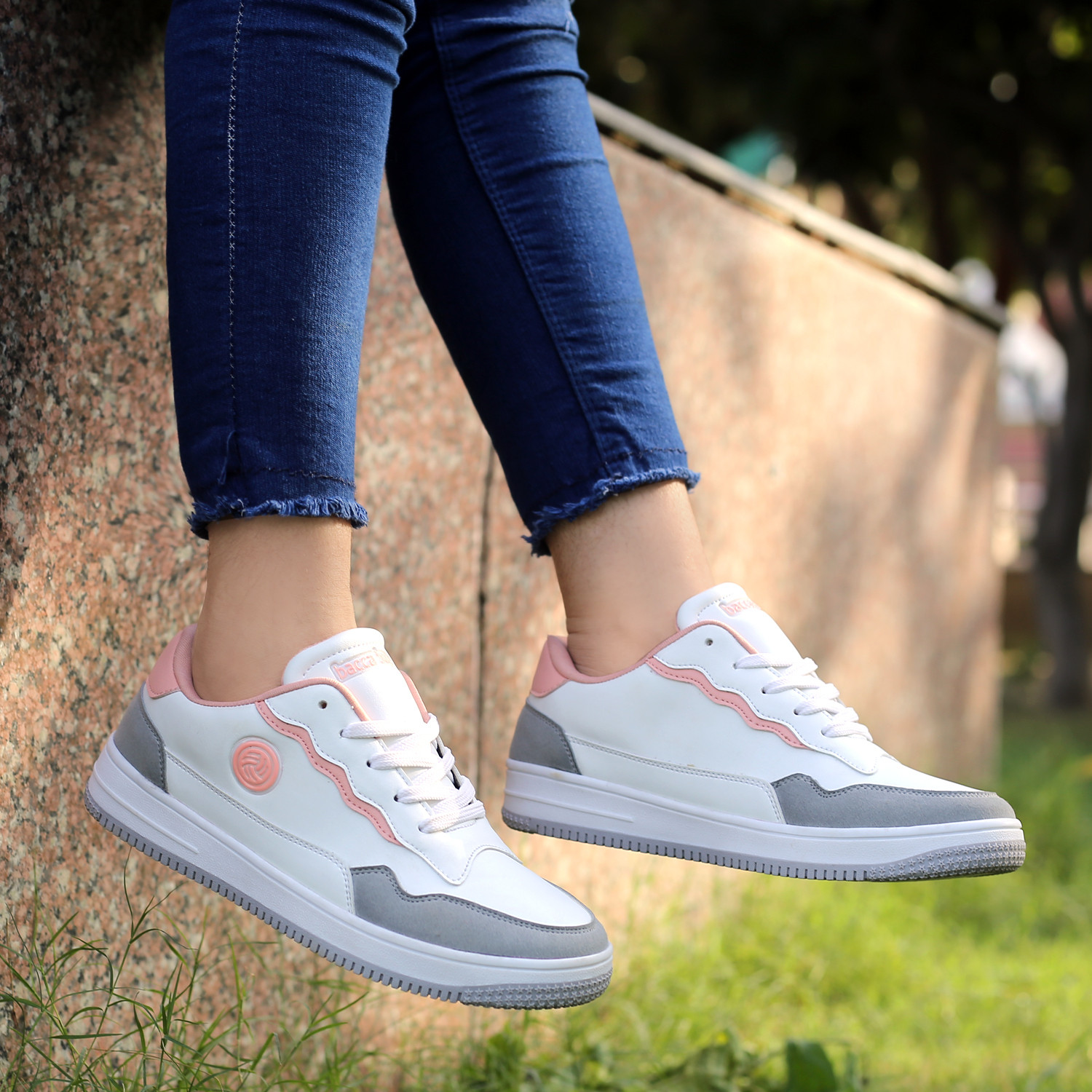 Image of bacca bucci INFINITY Low Top Flat Sole Fashion-Forward 's Sneakers for Any Occasion Sneakers For Women