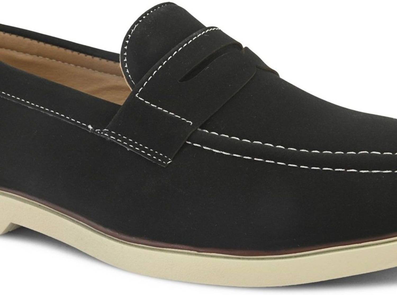 Roadster Men Black Classic Penny Loafers - Image 5