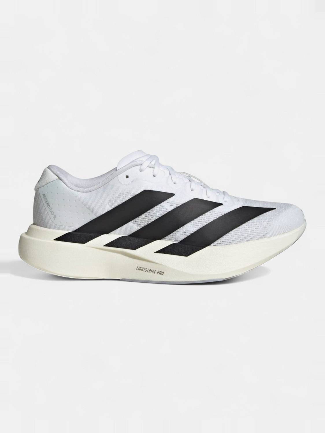 ADIDAS adizero Evo1 Comfort W White Running Shoes - Image 3