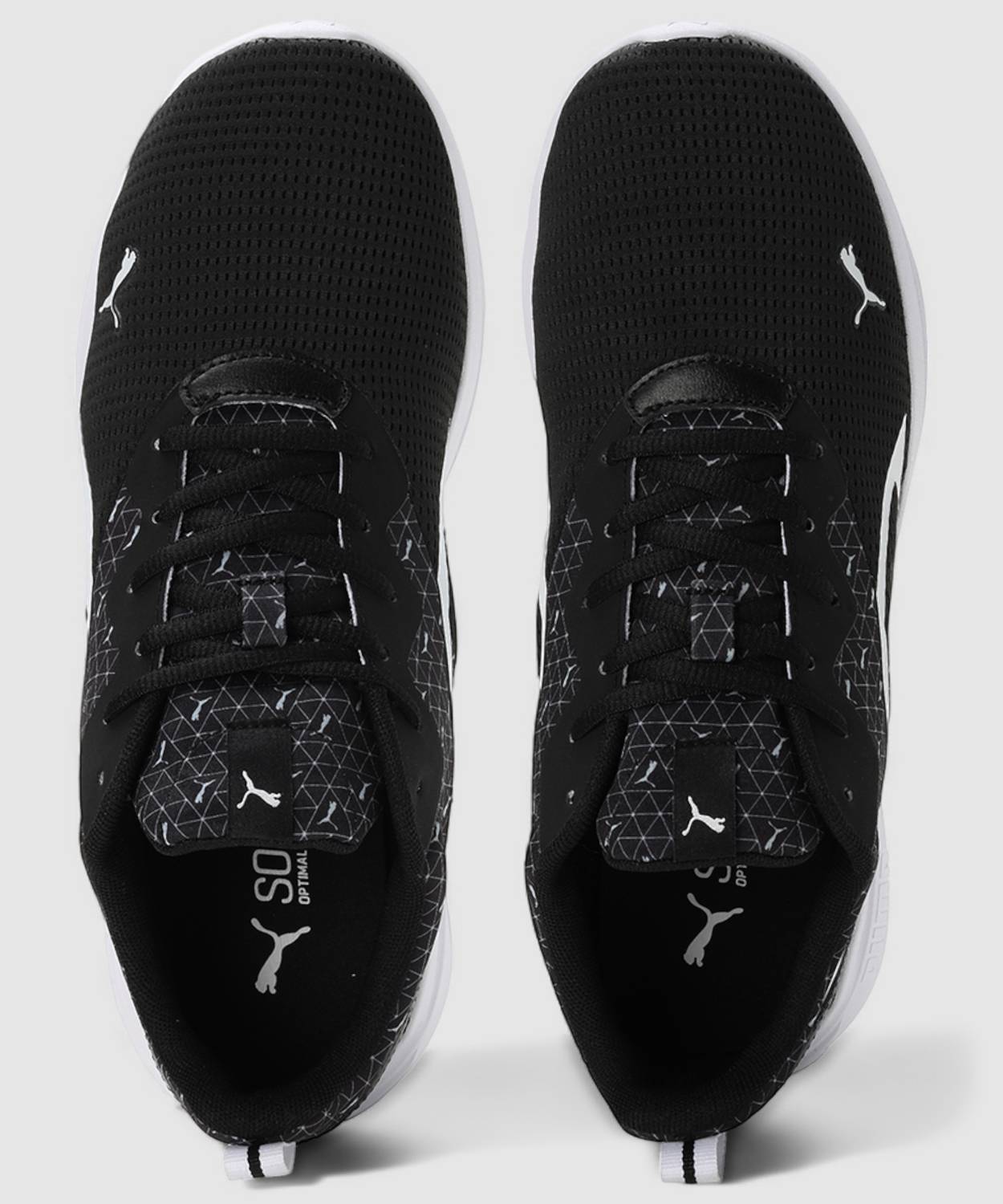 PUMA All-Day Active Logo Power Sneakers (Black) - Image 2