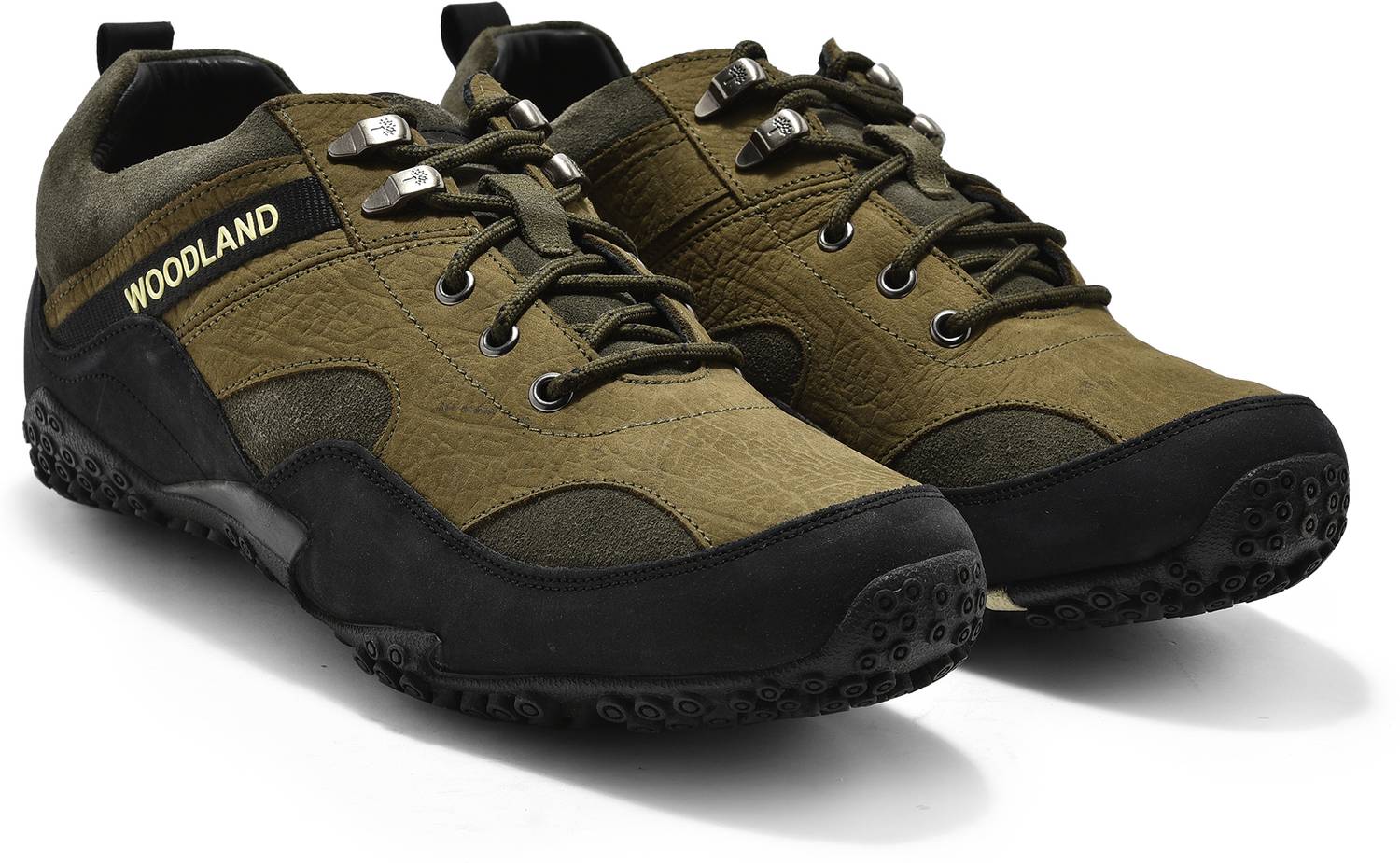WOODLAND Men's Lace Up Casual Shoes - Image 5