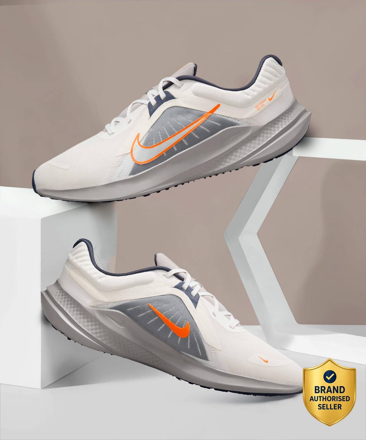Nike Quest 5 Running Shoes for Men - White