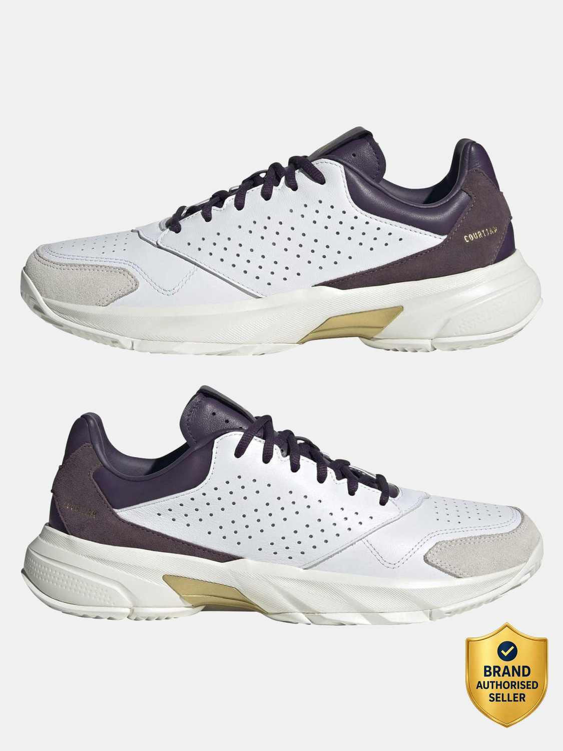 Image of ADIDAS CourtJam Control 3 Premium Tennis Shoes For Men