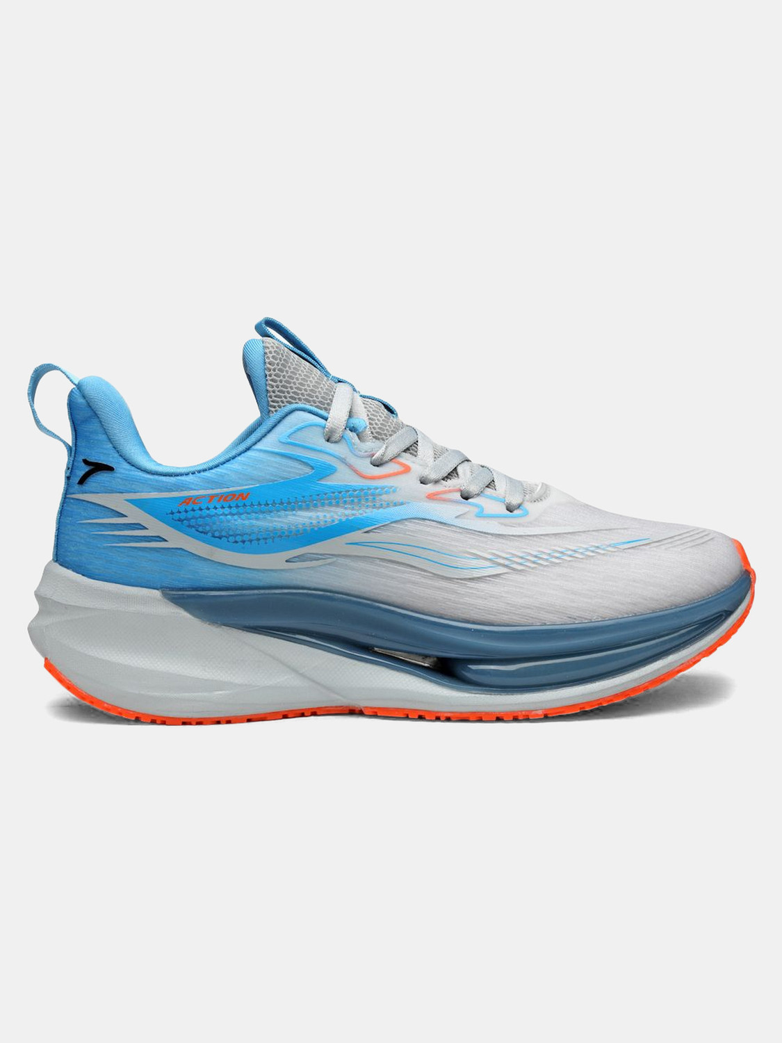 Image of action TURBO-2401 Comfortable Lightweight Breathable Durable Sports Lace Ups Running Shoes For Men