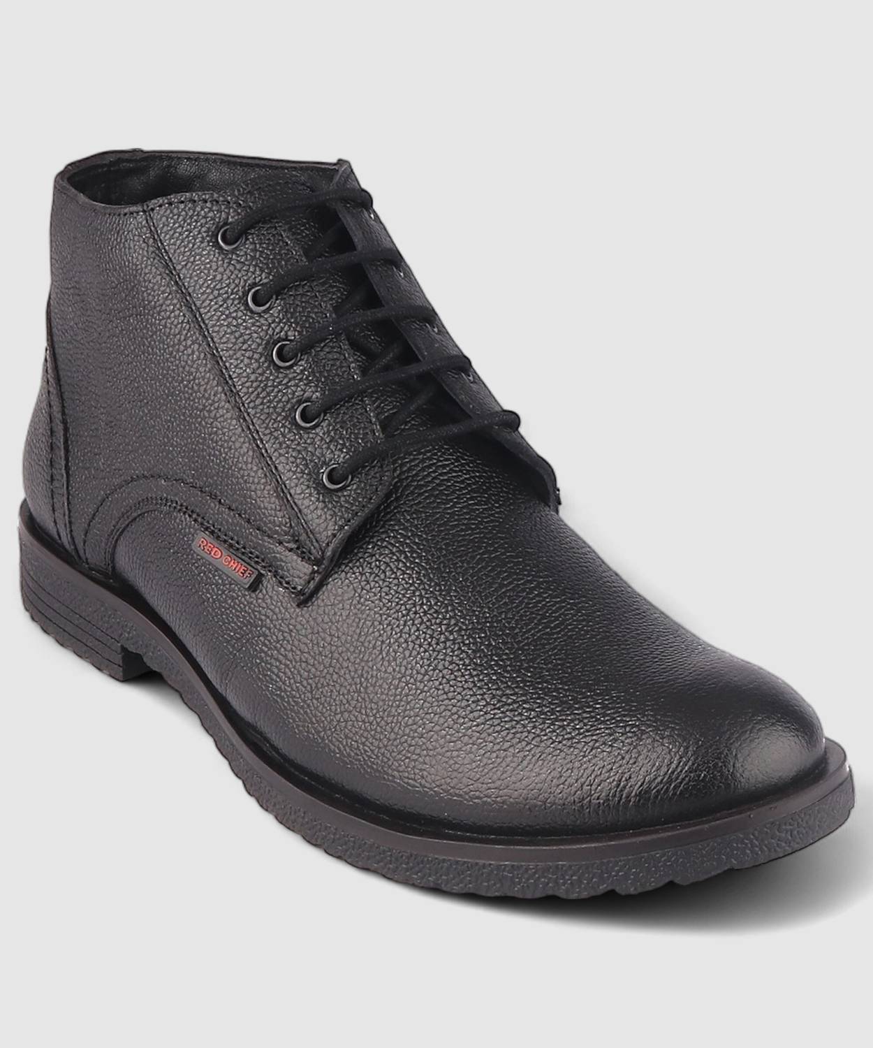 RED CHIEF RC3808 001 Black Derby Boots - Image 2