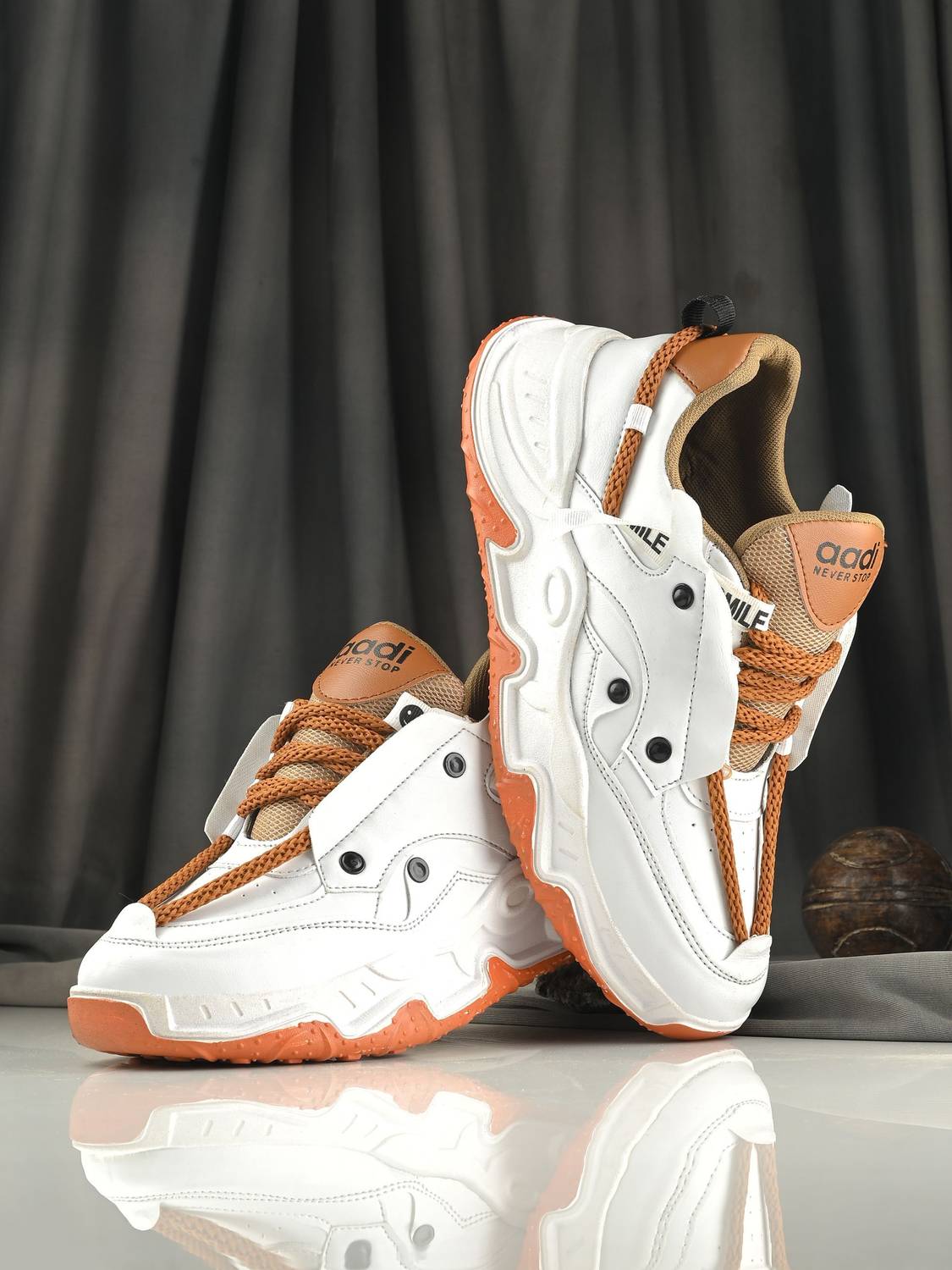 aadi Men's Comfortable Lightweight Outdoor Lace Up Classy Walking & Gym Casual Sport Running Shoes For Men