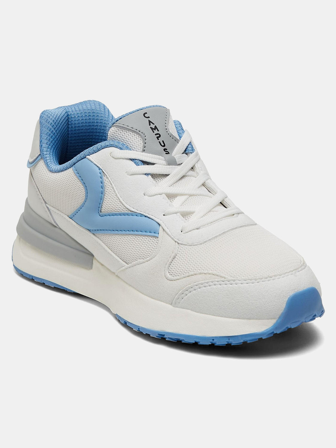Image of CAMPUS DERBI Casual Shoes | Breezy Mesh Upper | Anti-Slip Sole Design | Stylish Lace-Up Sneakers For Women