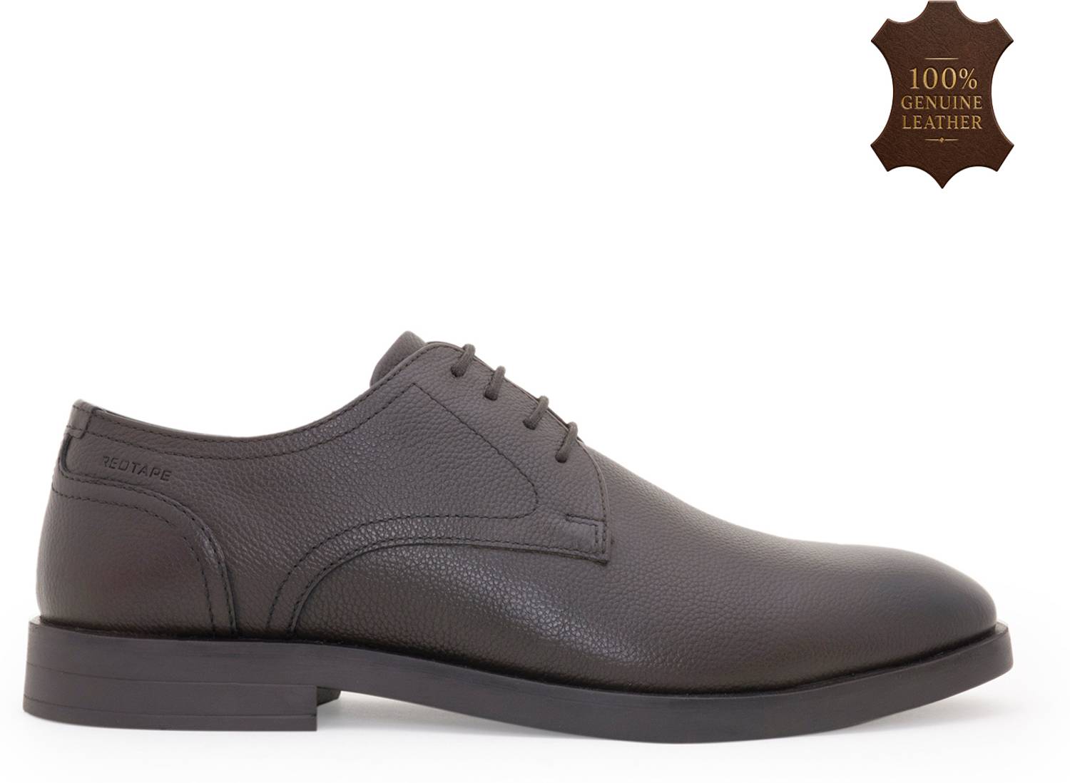 RED TAPE Men's Red Derby Office Shoes - Image 2