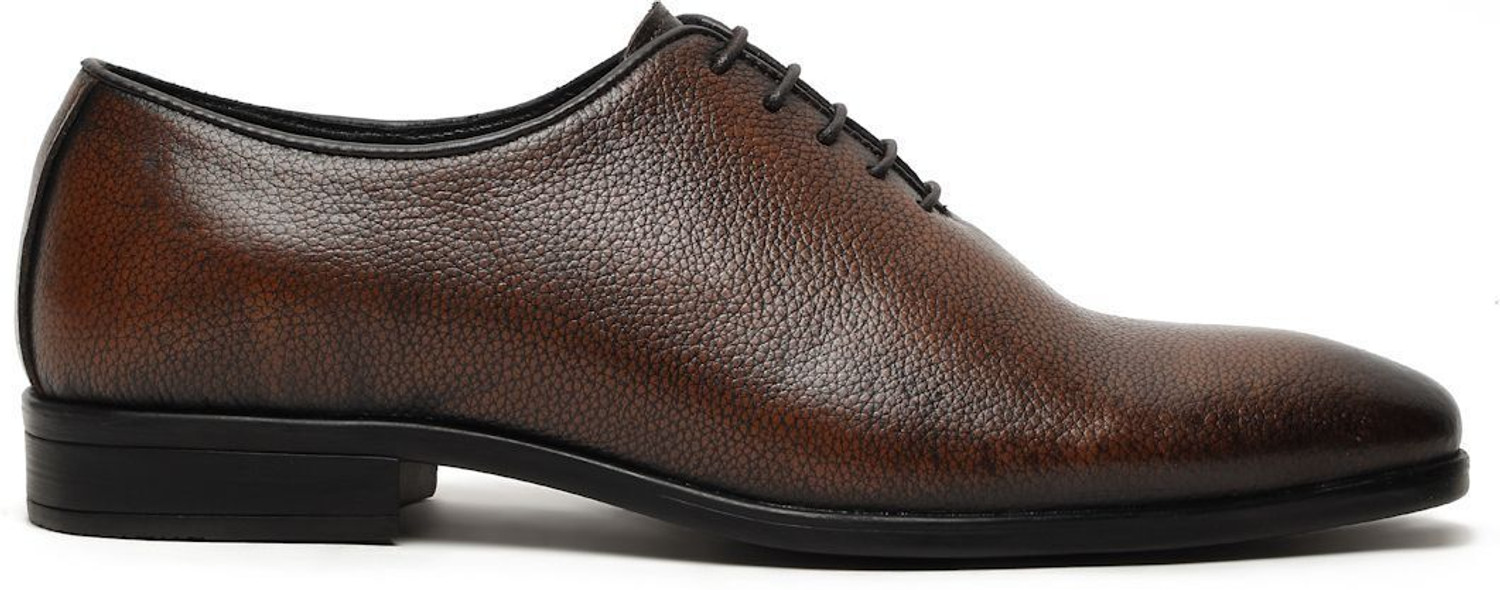 Image of Teakwood Leathers Men's Genuine Leather Formal Shoes Lace Up For Men
