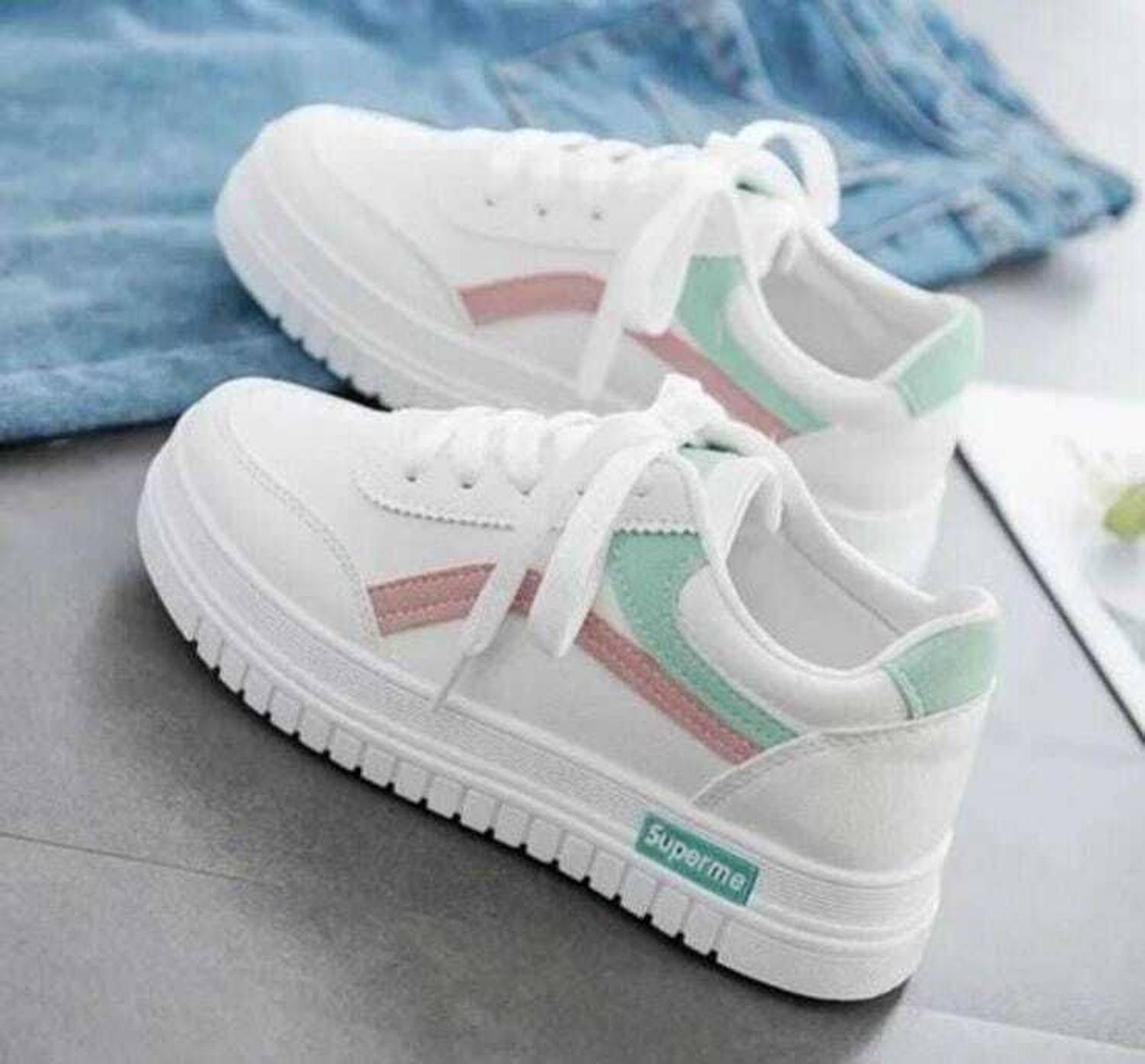 Avose Girls Lace Sneakers - Image 3