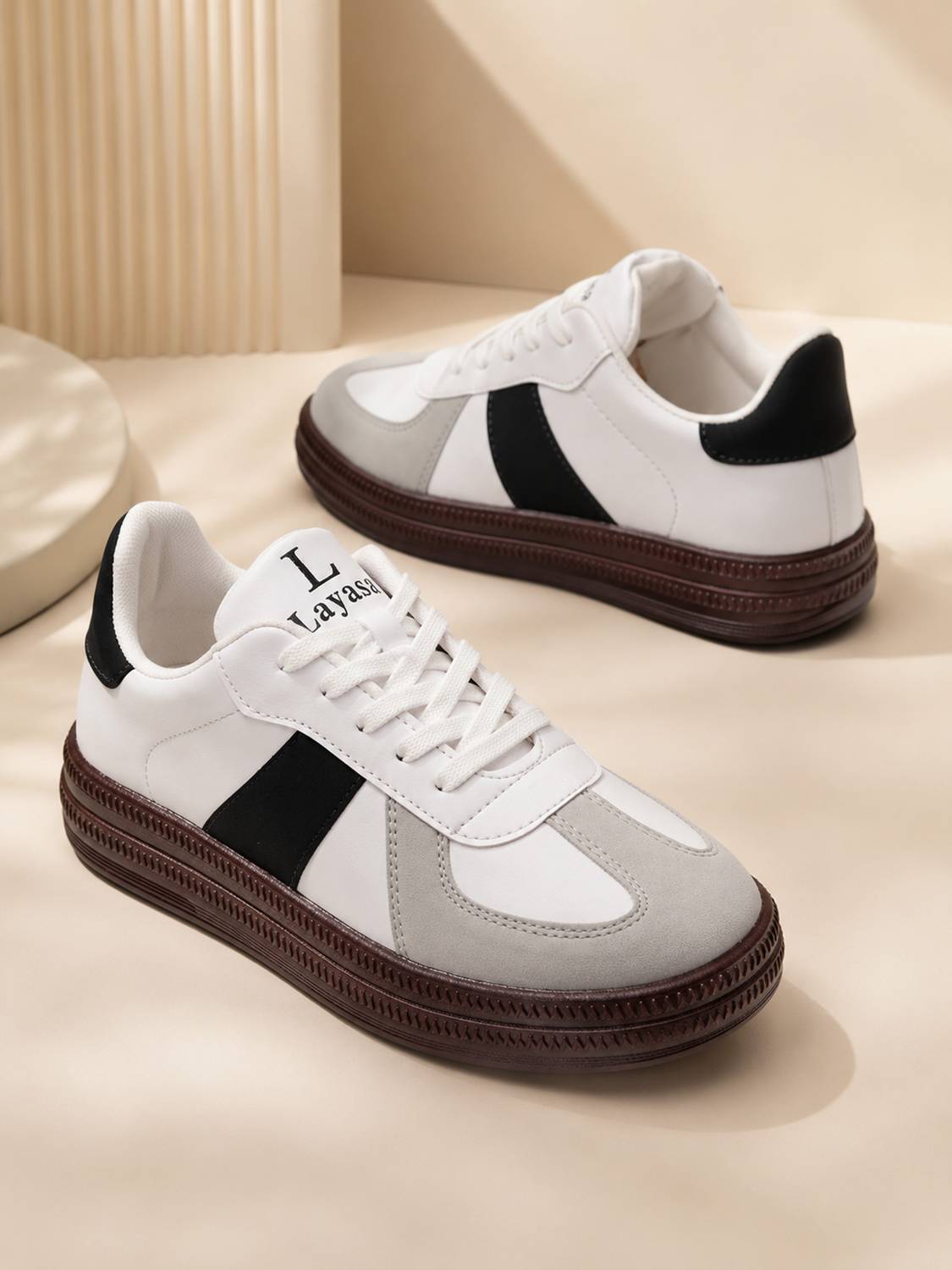 Layasa Colorblock Flat Sneakers - Image 2