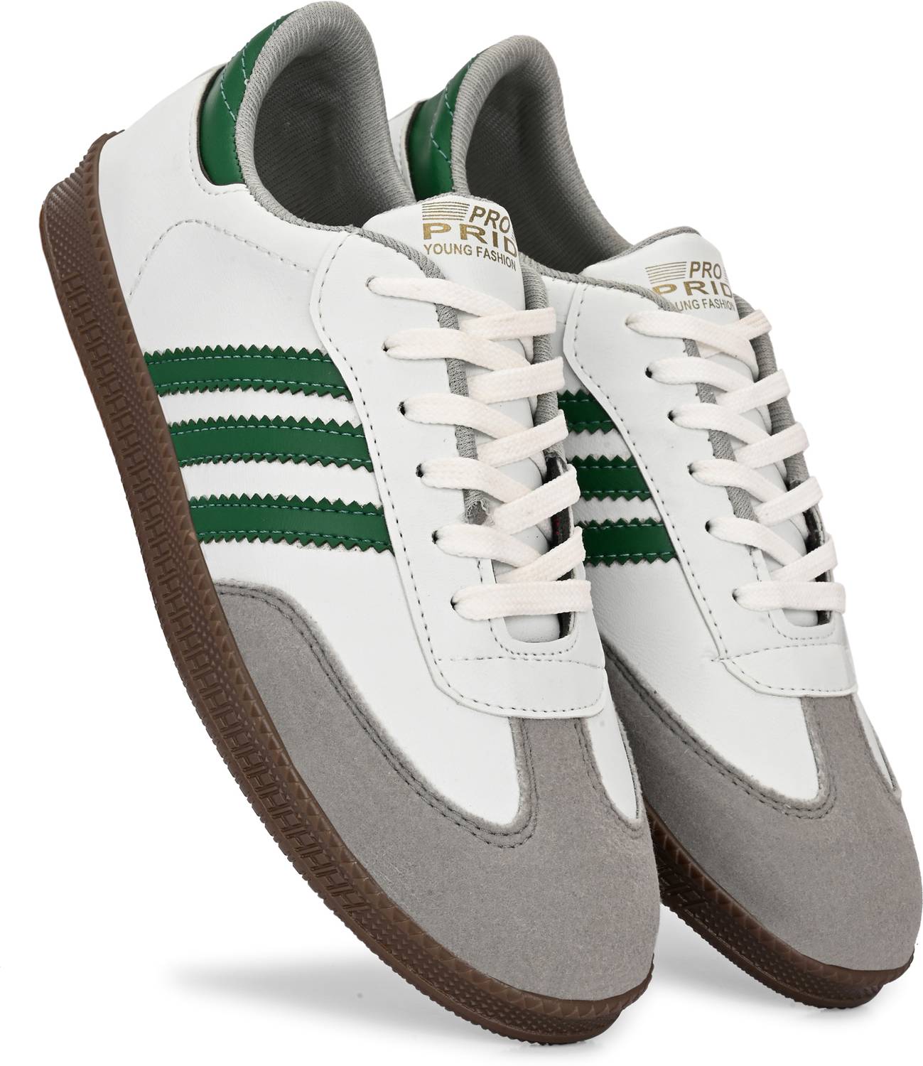PROPRIDE Young Fashion Green Sneakers for Men - Image 3