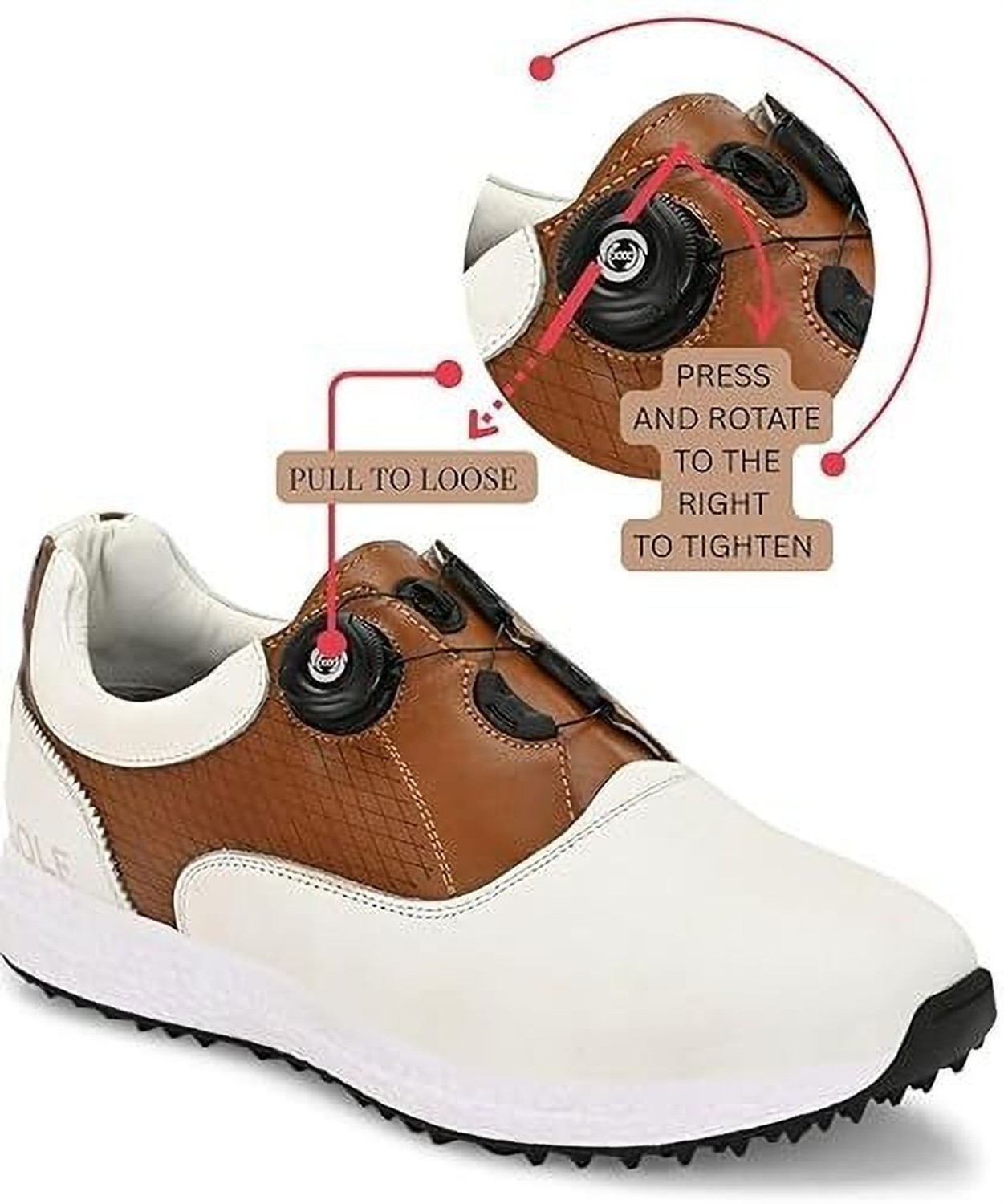 Image of HITCARO Golf Shoes Casual Sports-Inspired Shoes Golf Shoes For Men