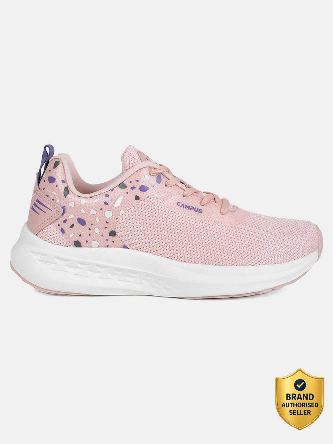 CAMPUS EXOTIC Women's Sports Shoes | Cushioned Memory Foam Insole | Mesh Upper |Lace-Up Training & Gym Shoes For Women