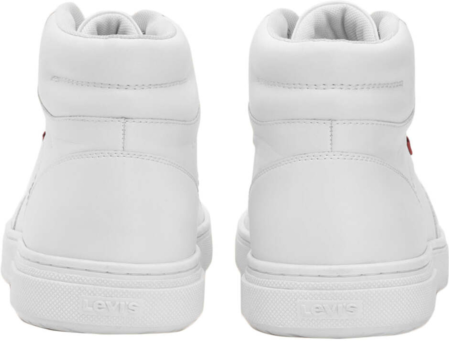 Image of LEVI'S Men's White Solid Sneakers Boots For Men