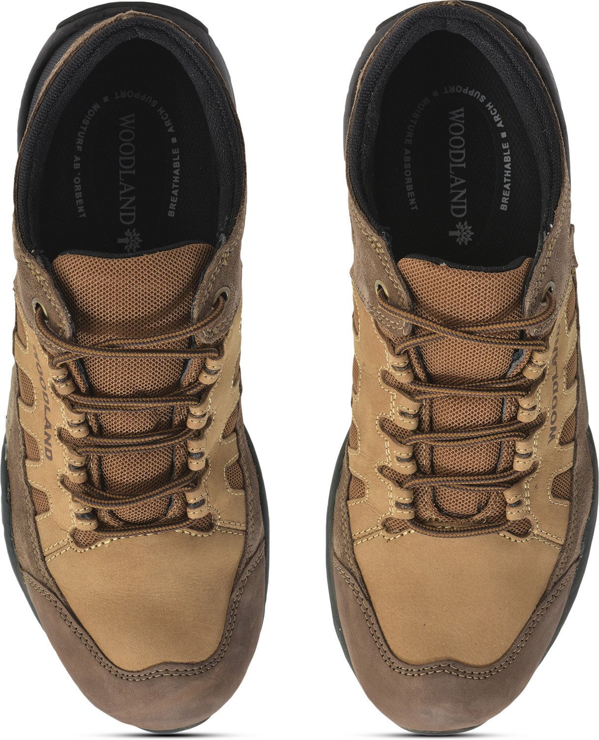 Image of WOODLAND Lace Up Lightweight Breathable Comfortable Daily Use Casuals For Men