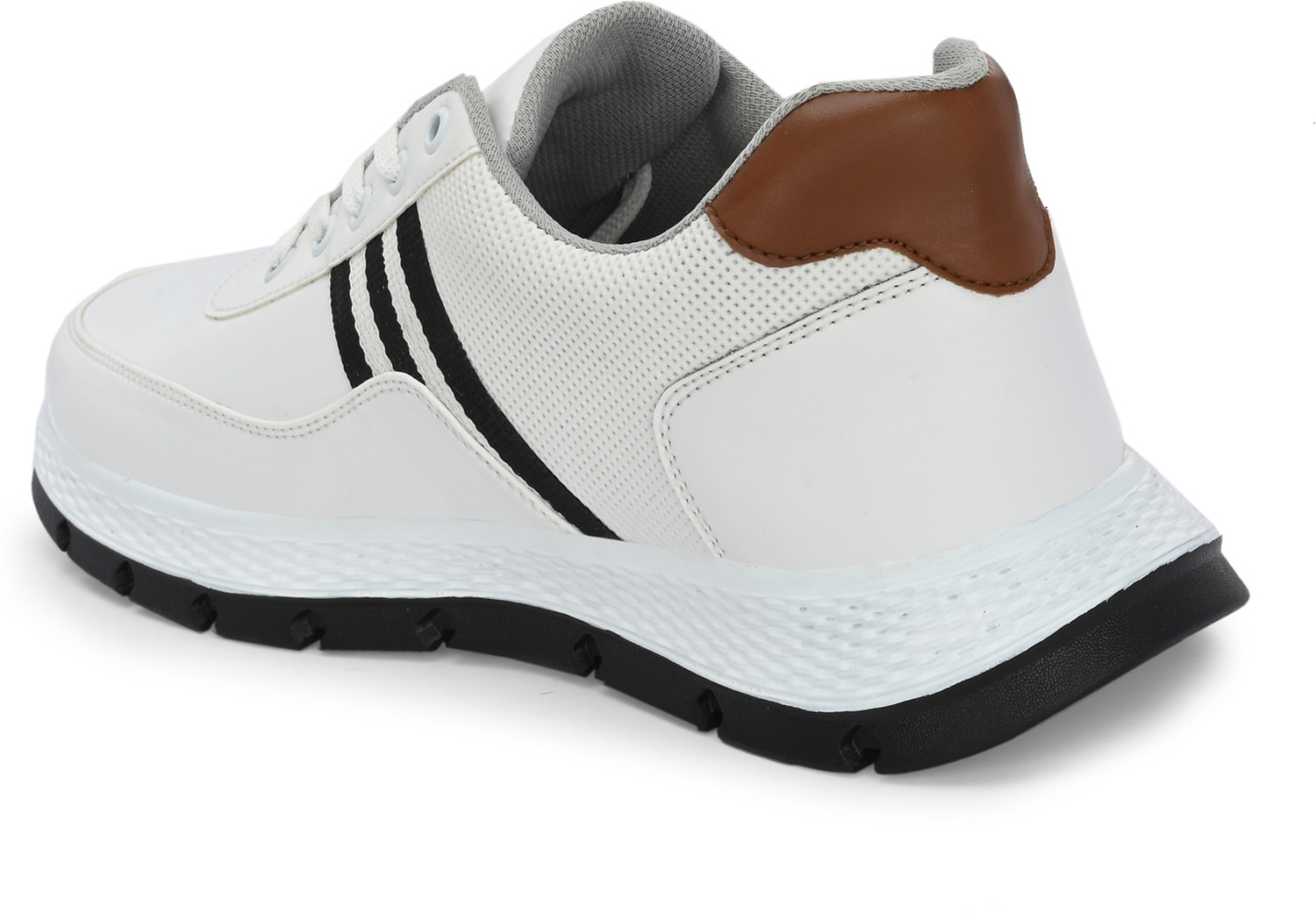 Image of Roadster Men White Running Casual Training Sports Shoes Running Shoes For Men (White, 8)