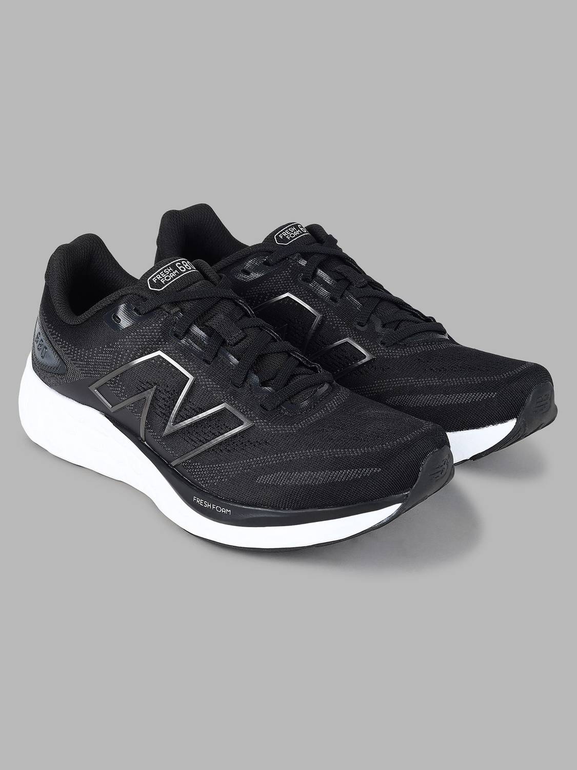 New Balance 680 Men's Running Shoes Gray - Image 2