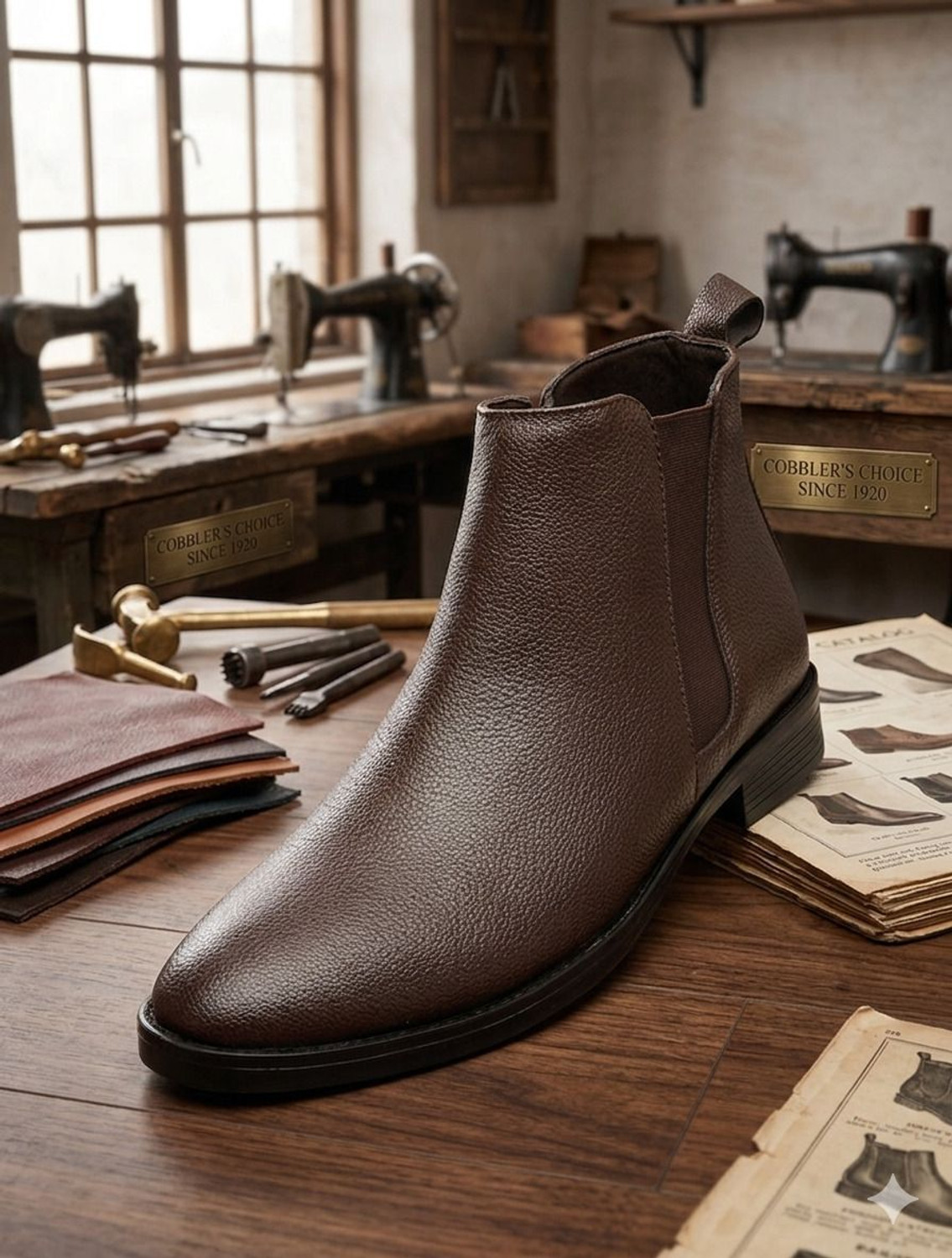 Image of TANN & TRAIL Men's Chelsea Zipper Boots For Men