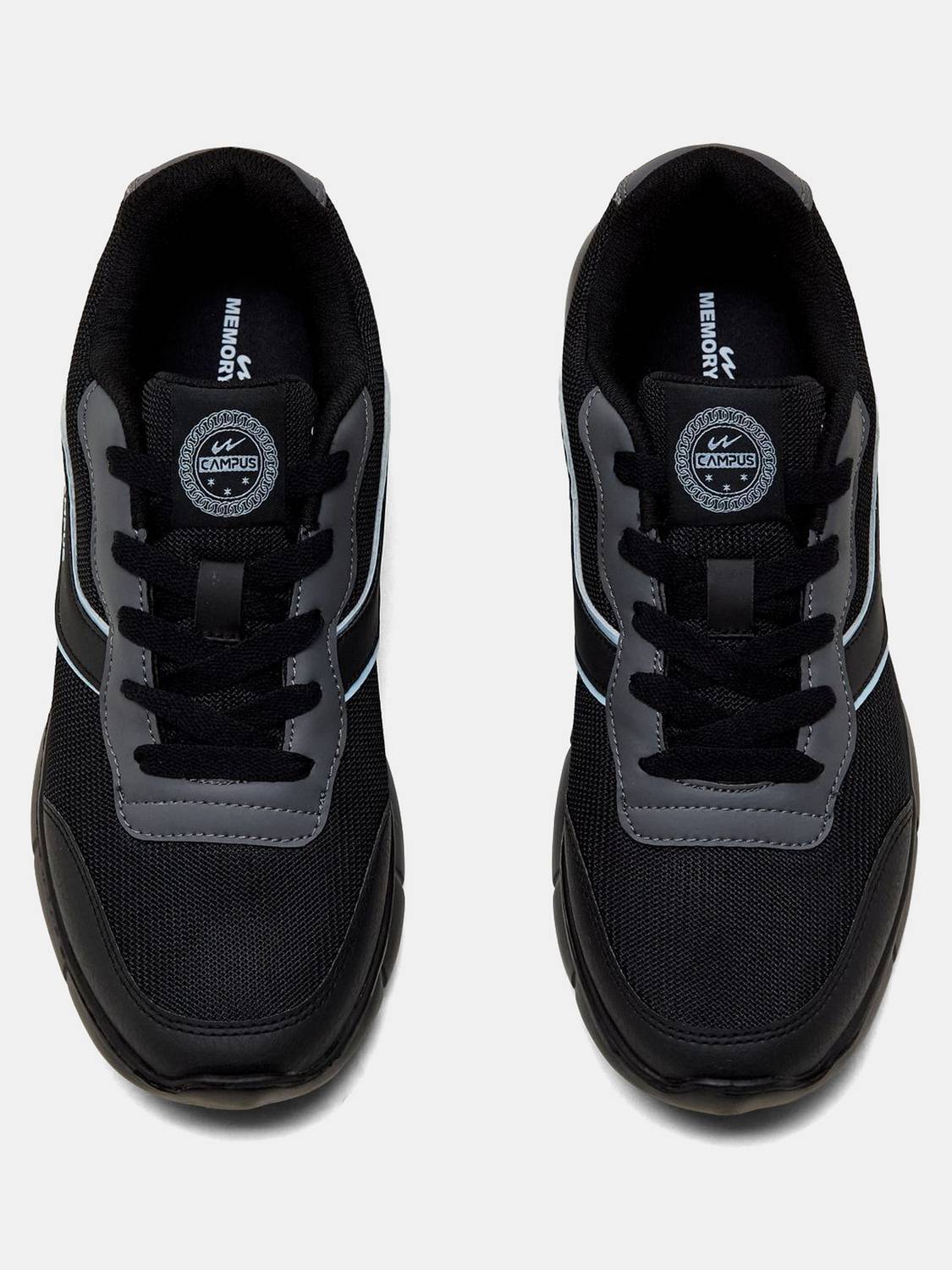 CAMPUS EVARO Men's Black Running Shoes - Image 4