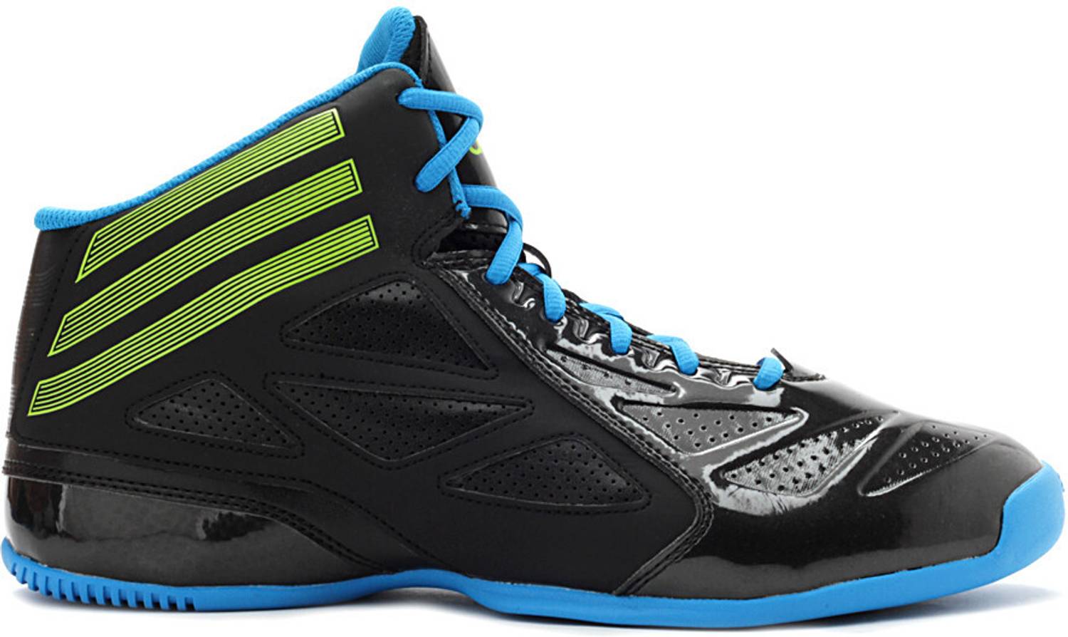 Adidas NXT LVL SPD 2 Basketball Shoes Black Blue Green Men\'s Size 9.5 NWT No Box adidas Anthony Edwards 2  main image 3