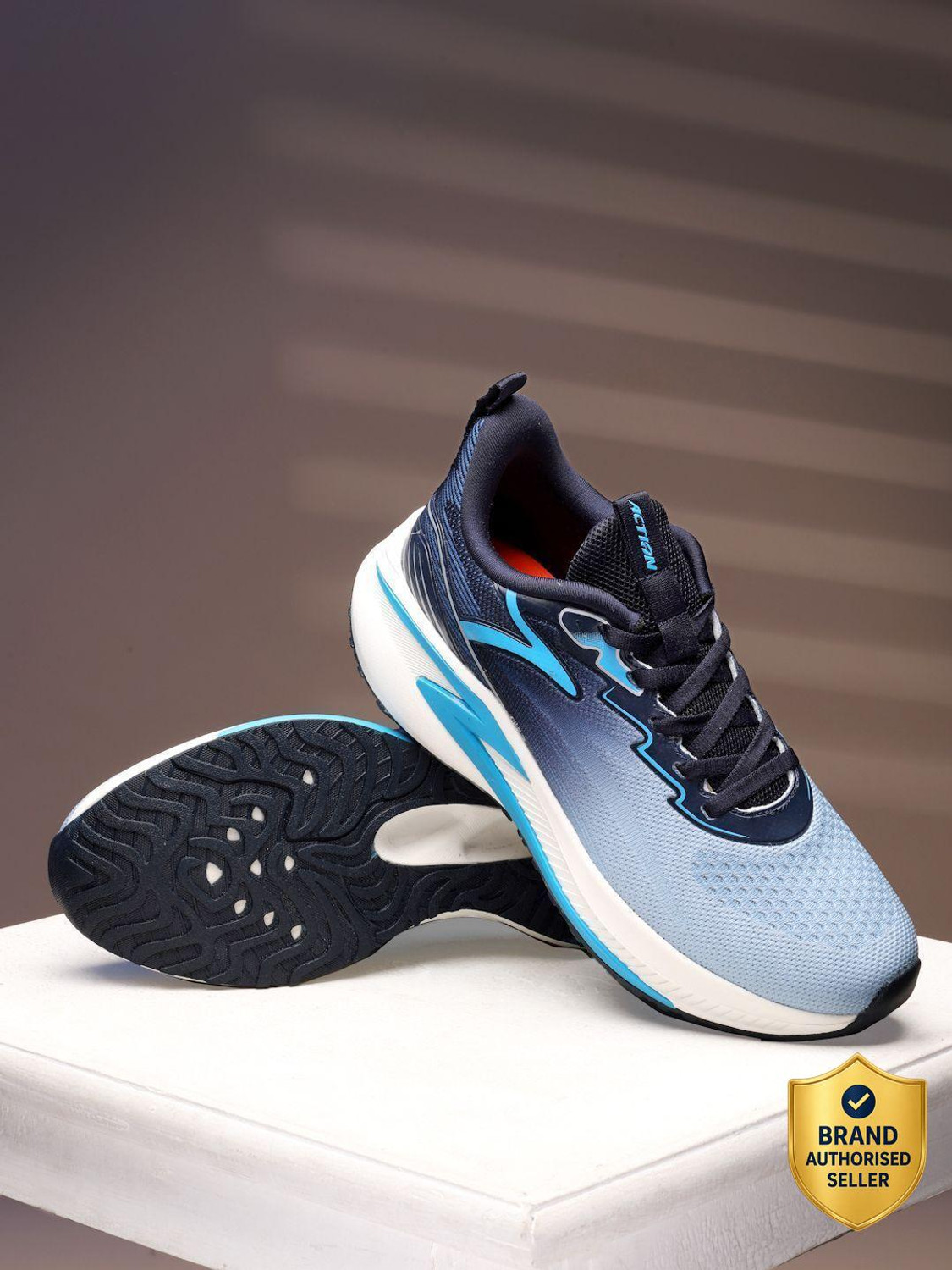 Image of action Athleo Lightweight | Breathable | Comfortable Sports Lace-Up Running Shoes For Men