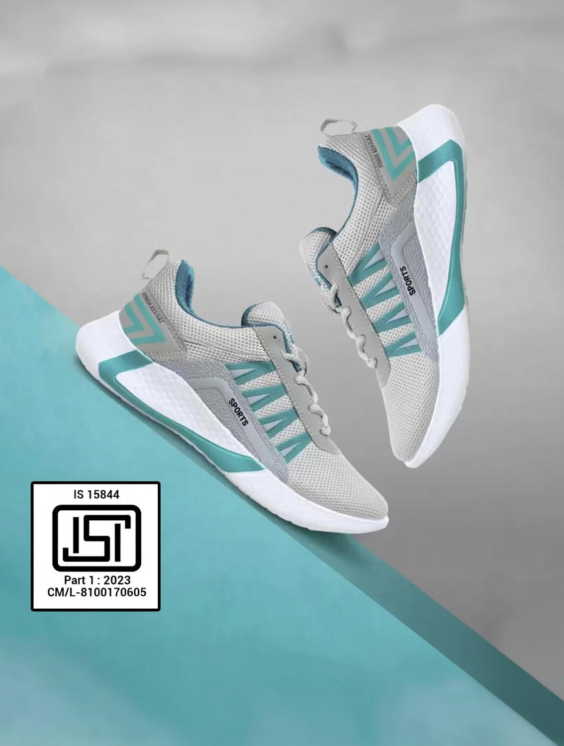 Image of Birde Stylish and Trendy New Design Lightweight,Casual shoes Sneakers For Men (Grey, 8)