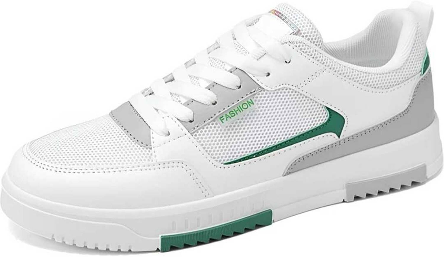 MAFLO Men's White Casual Sneakers - Image 3