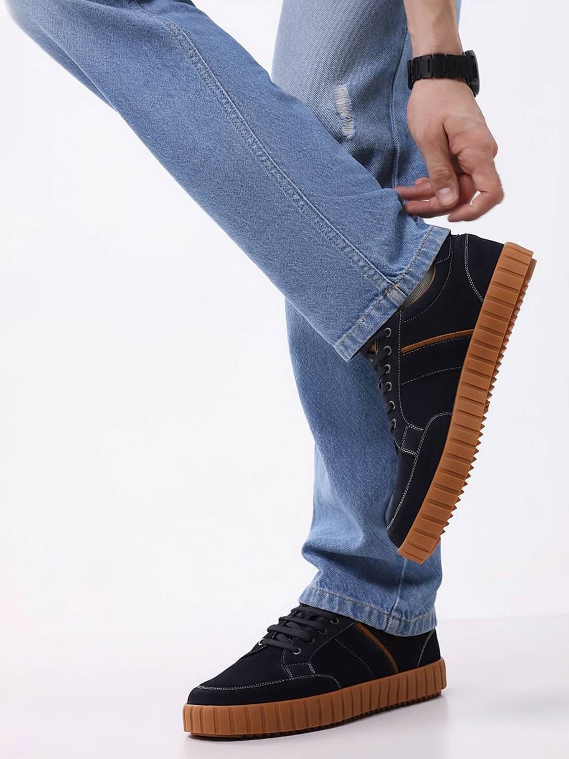 MONTE CARLO Men Blue Sneakers - Image 5