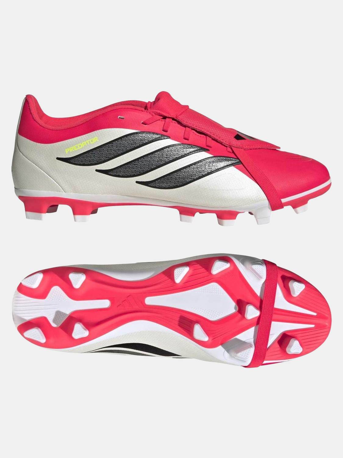 ADIDAS PREDATOR CLUB FT FG/MG Football Shoes For Men - Red - Image 4