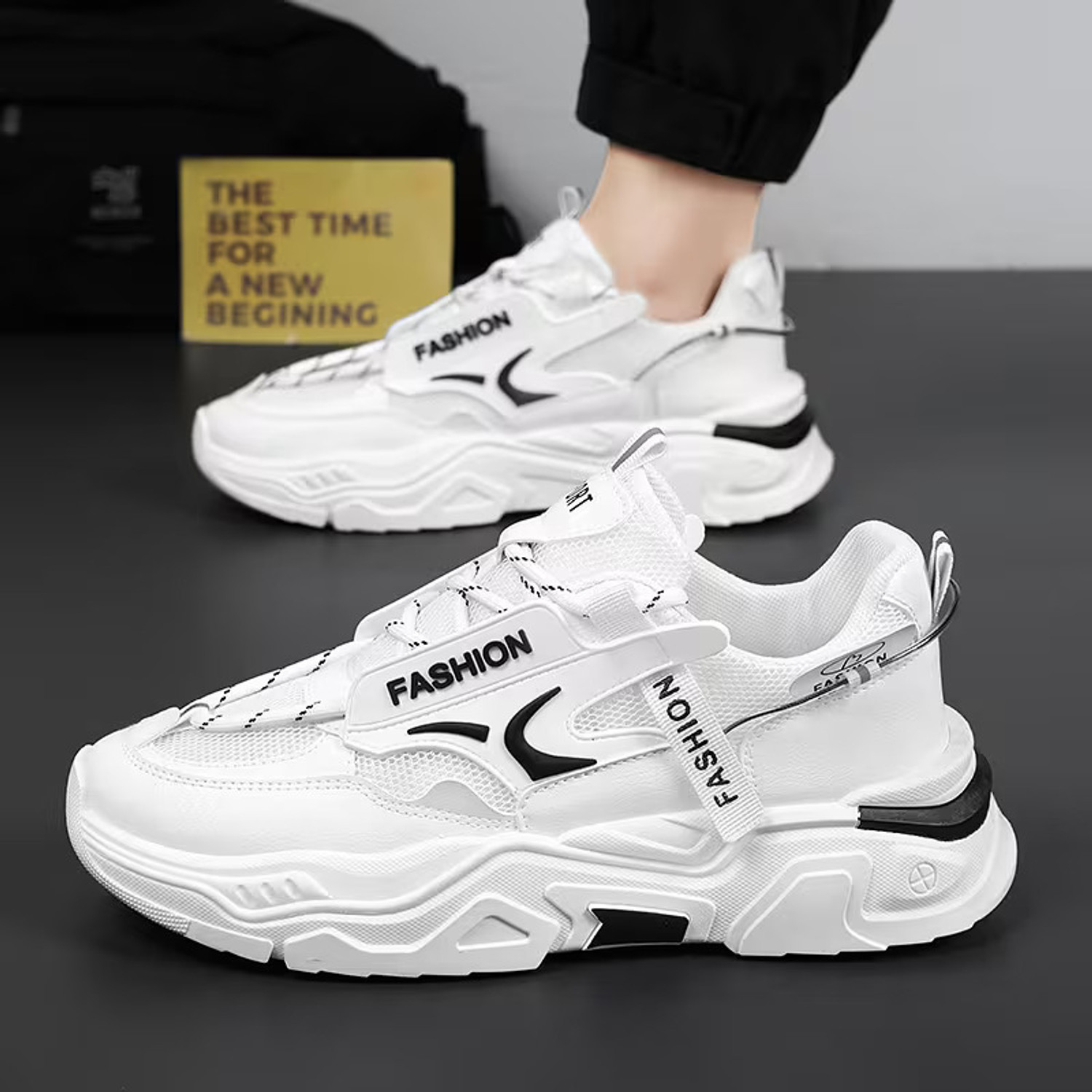 Image of Echor White Shoes | Men's Sneakers Sneakers For Men