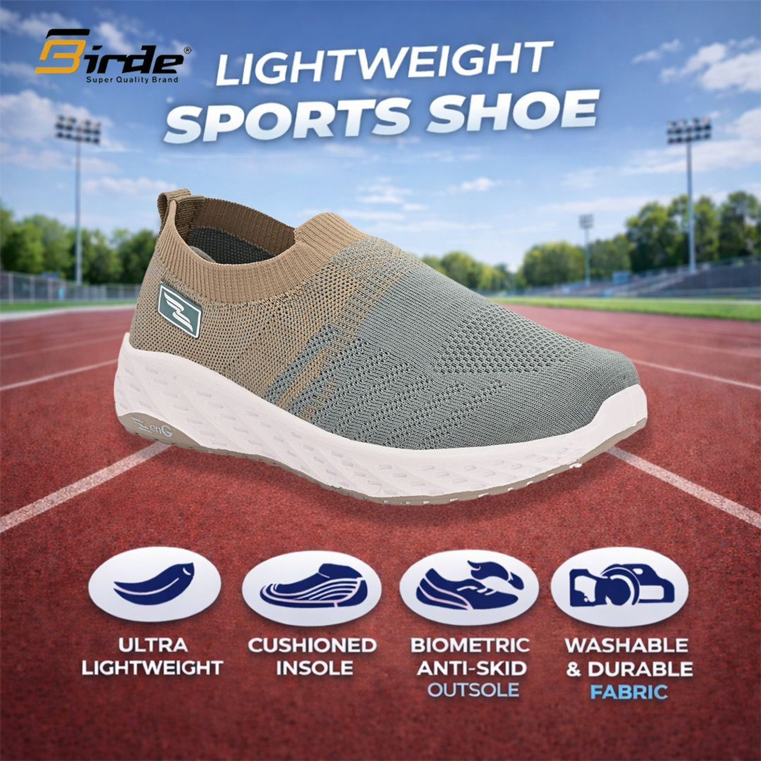 Image of Birde Women Slip On Shoes Sports Running, Walking, Jogging & Gym Running Shoes For Women