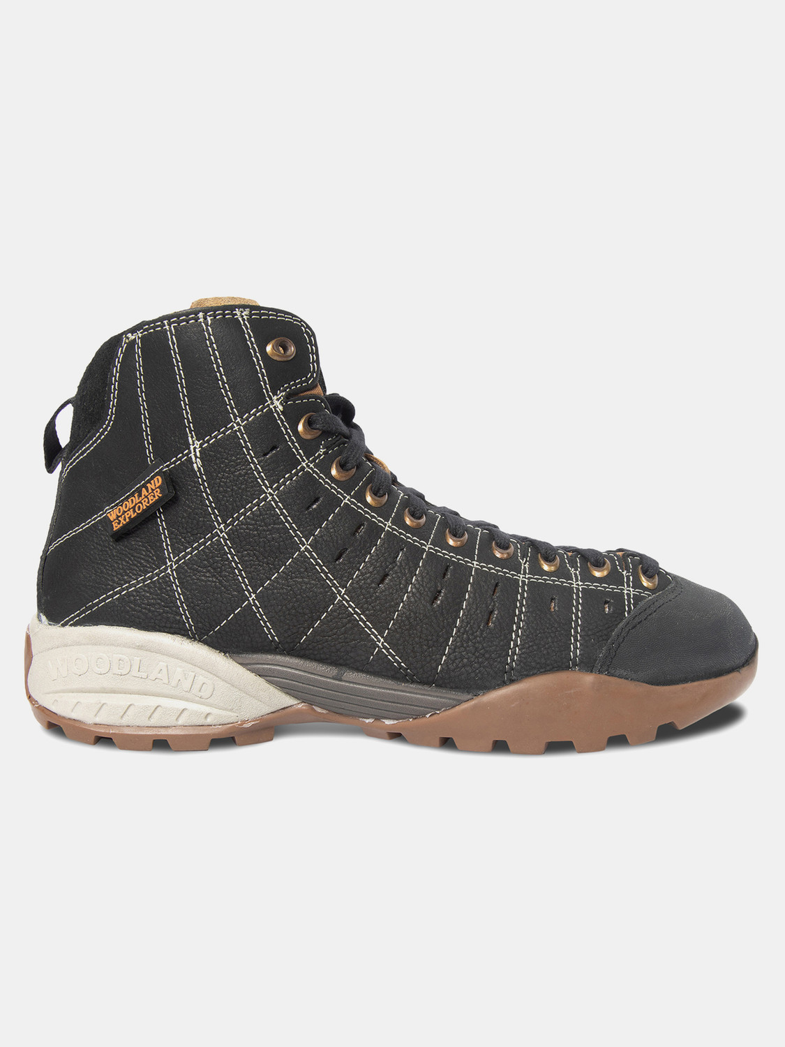 Image of WOODLAND Outdoor Durable Comfortable Everyday High Ankle Boots For Men