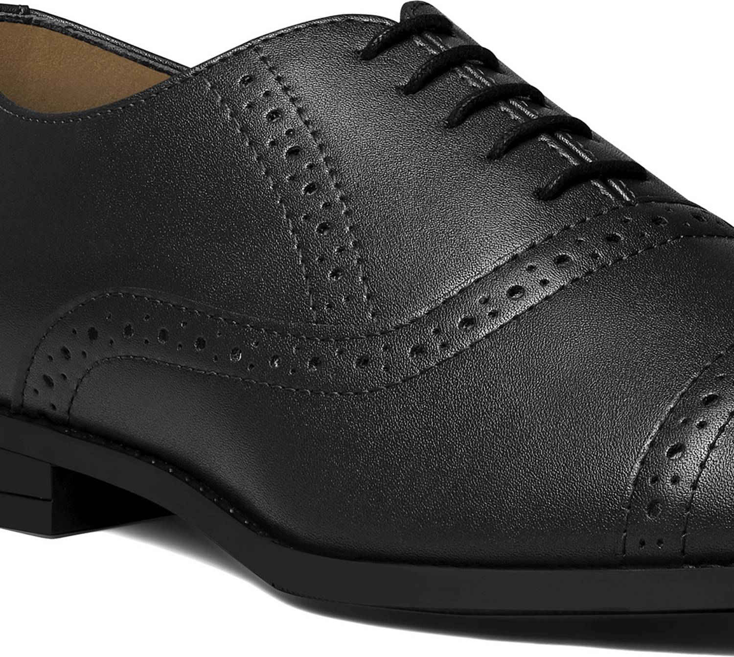 Louis Stitch Black Lace Up Shoes for Men UK 6 - Image 5