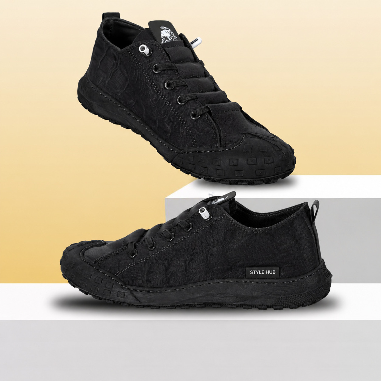 Image of style hub Crocodile Pattern Men's Leisure Shoes | Sneakers For Men