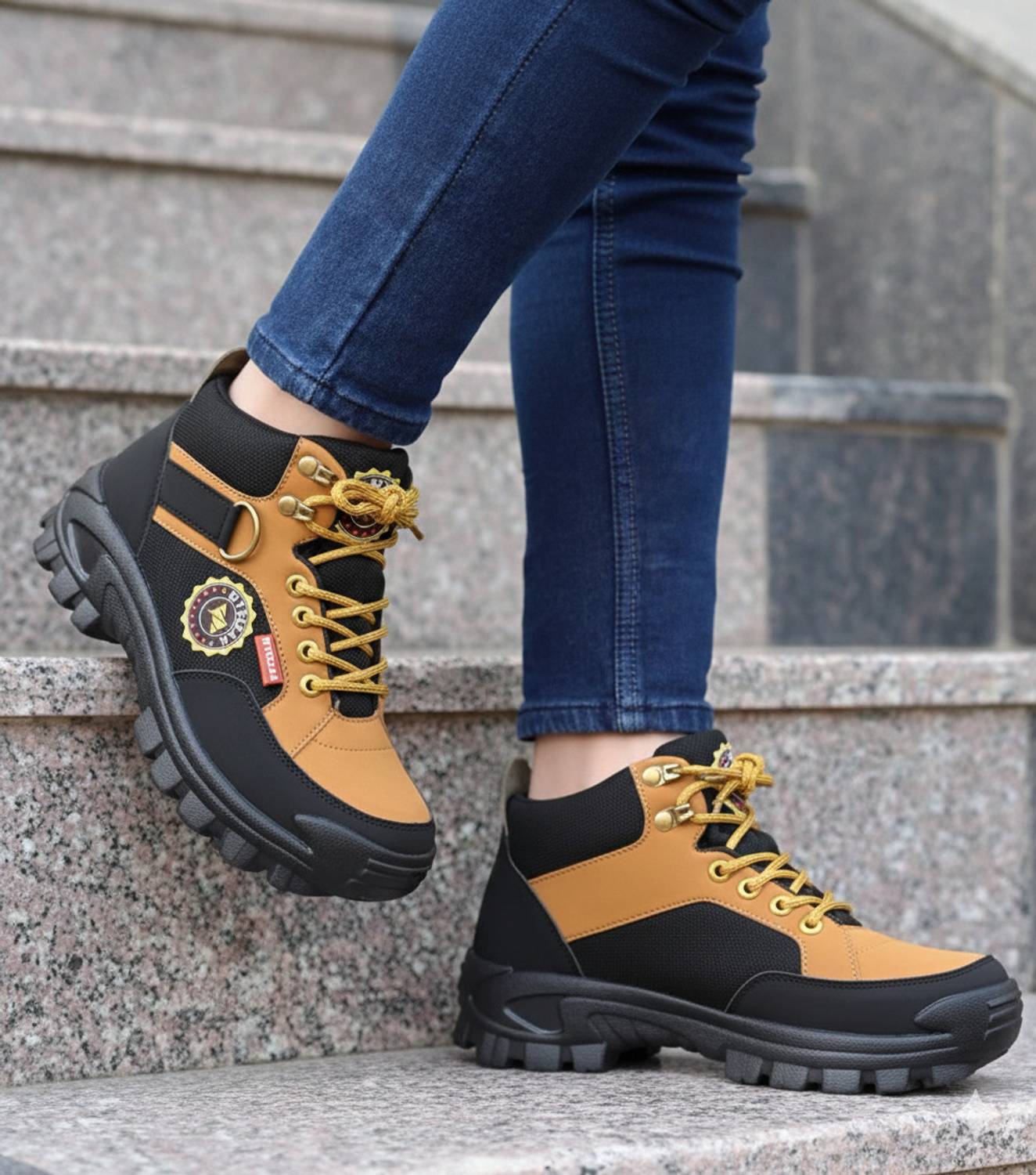【完売】YELLO TRACKER SHORT BOOTS Wtrizak Wtrizak Stylish & Trending Outdoor Walking Comfortable