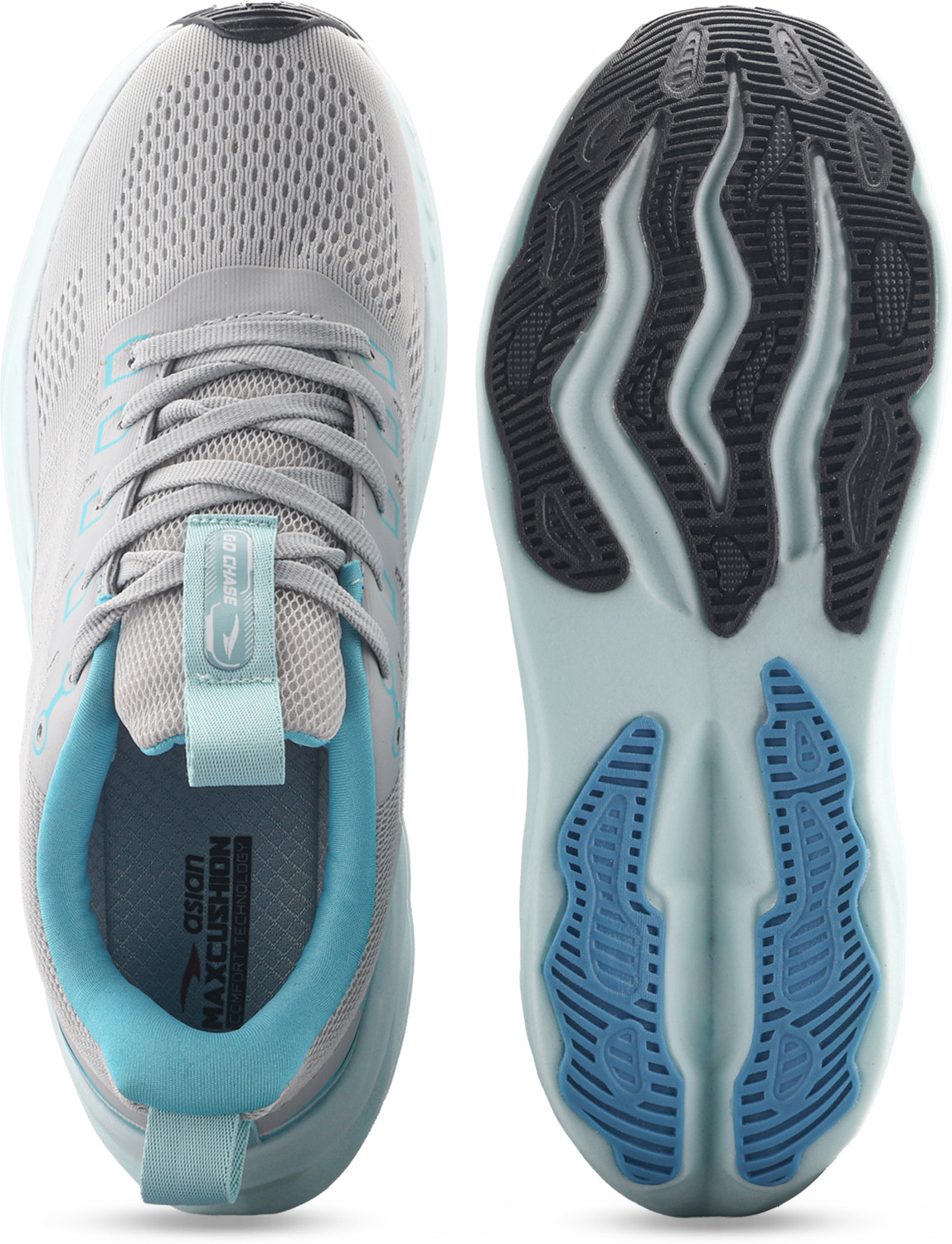 Image of asian Aerofoam-01 Men's Running Shoes with Mesh Upper and Energy Return Sole Running Shoes For Men