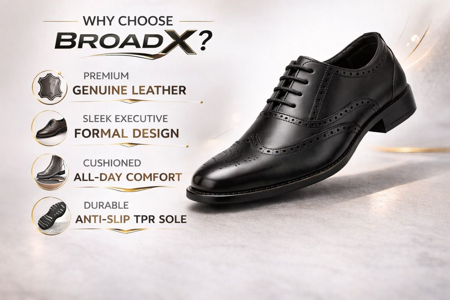 Image of BroadX Party Wear For Men (Black, 11)