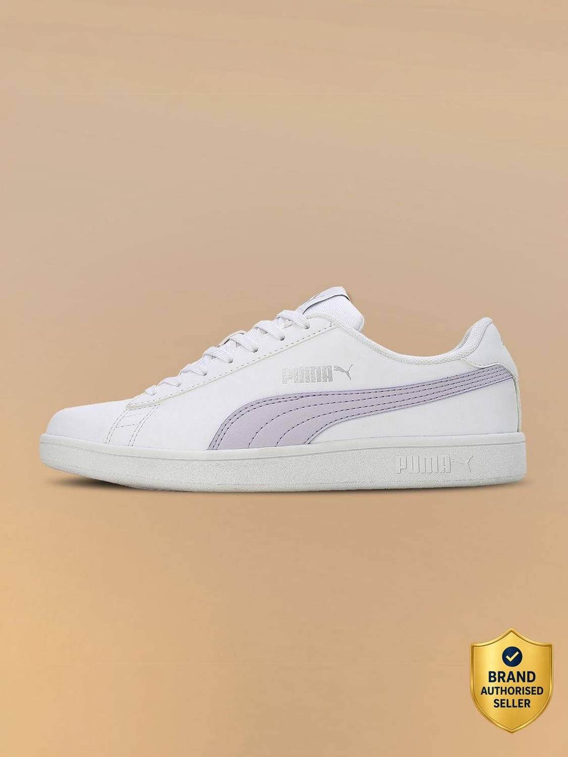 PUMA Smashic Wmn White Running Shoes